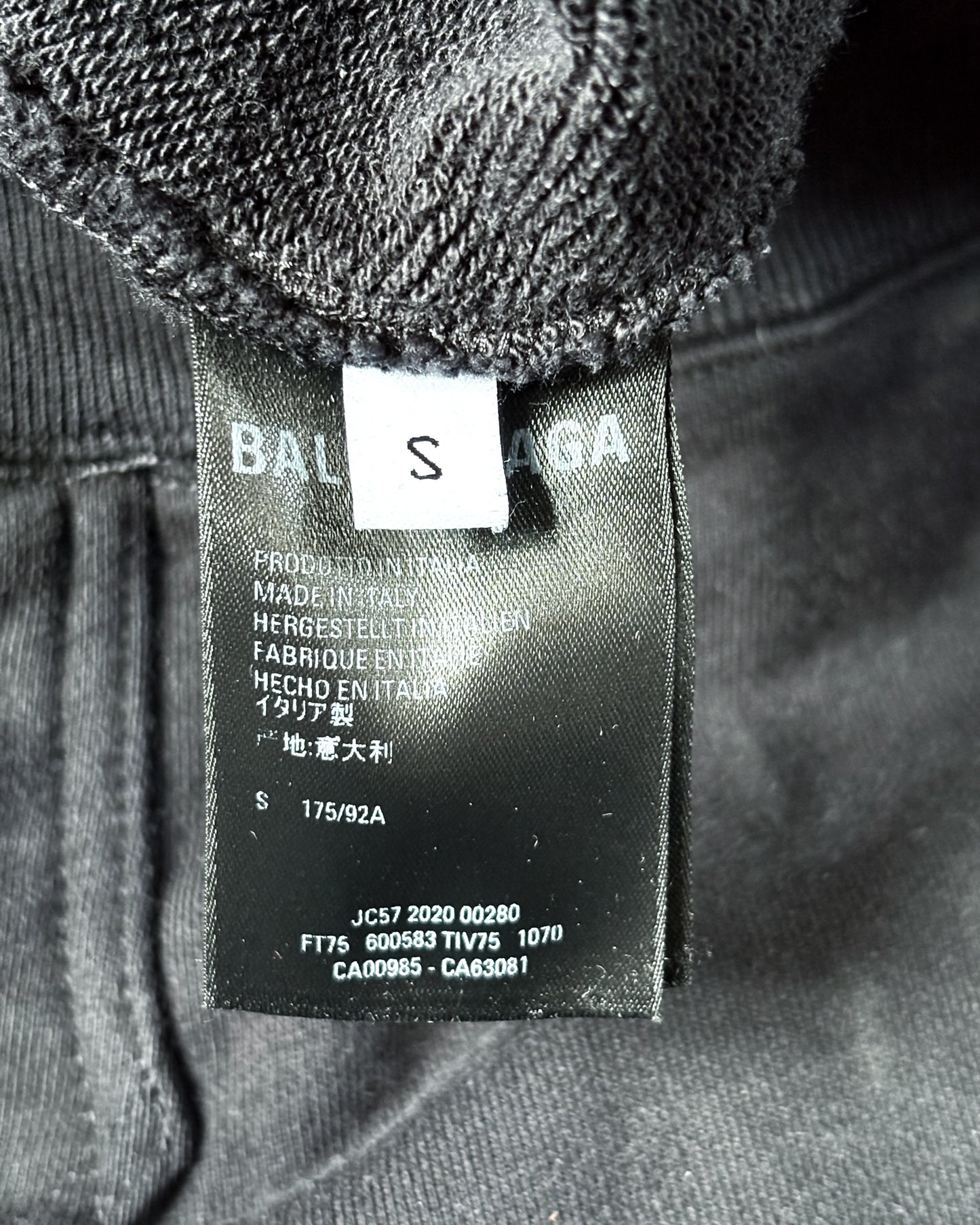S/S20 BALENCIAGA CREW HOODIE