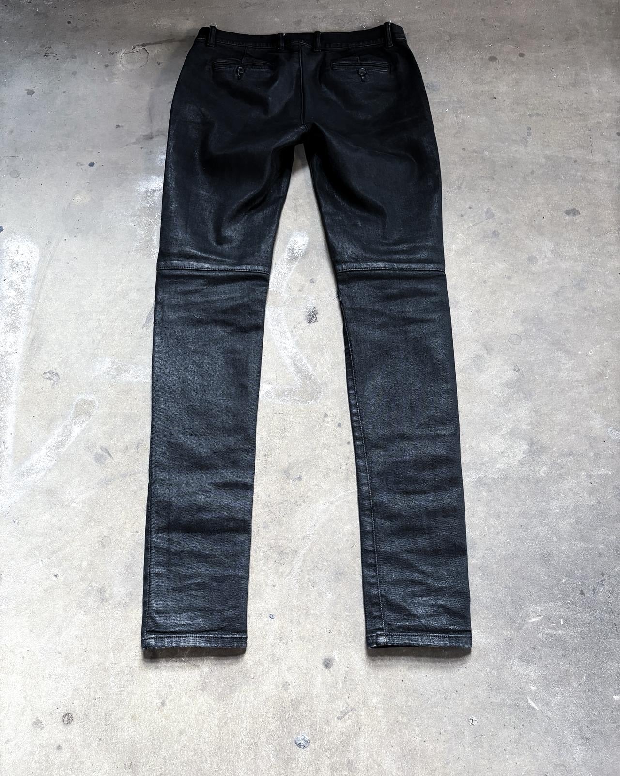 BALMAIN WAXED BIKER
