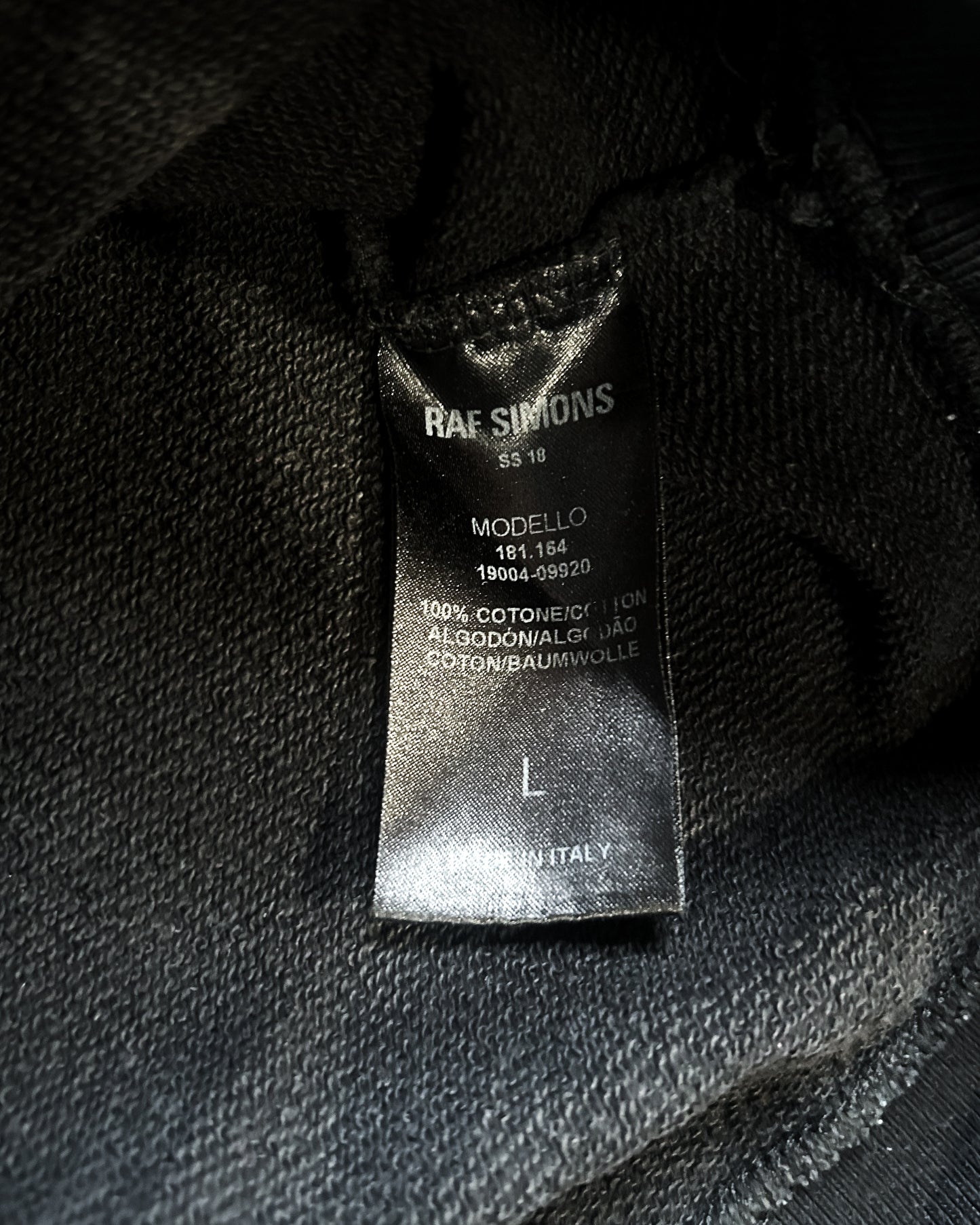 SS18 POEM PATCH HOODIE