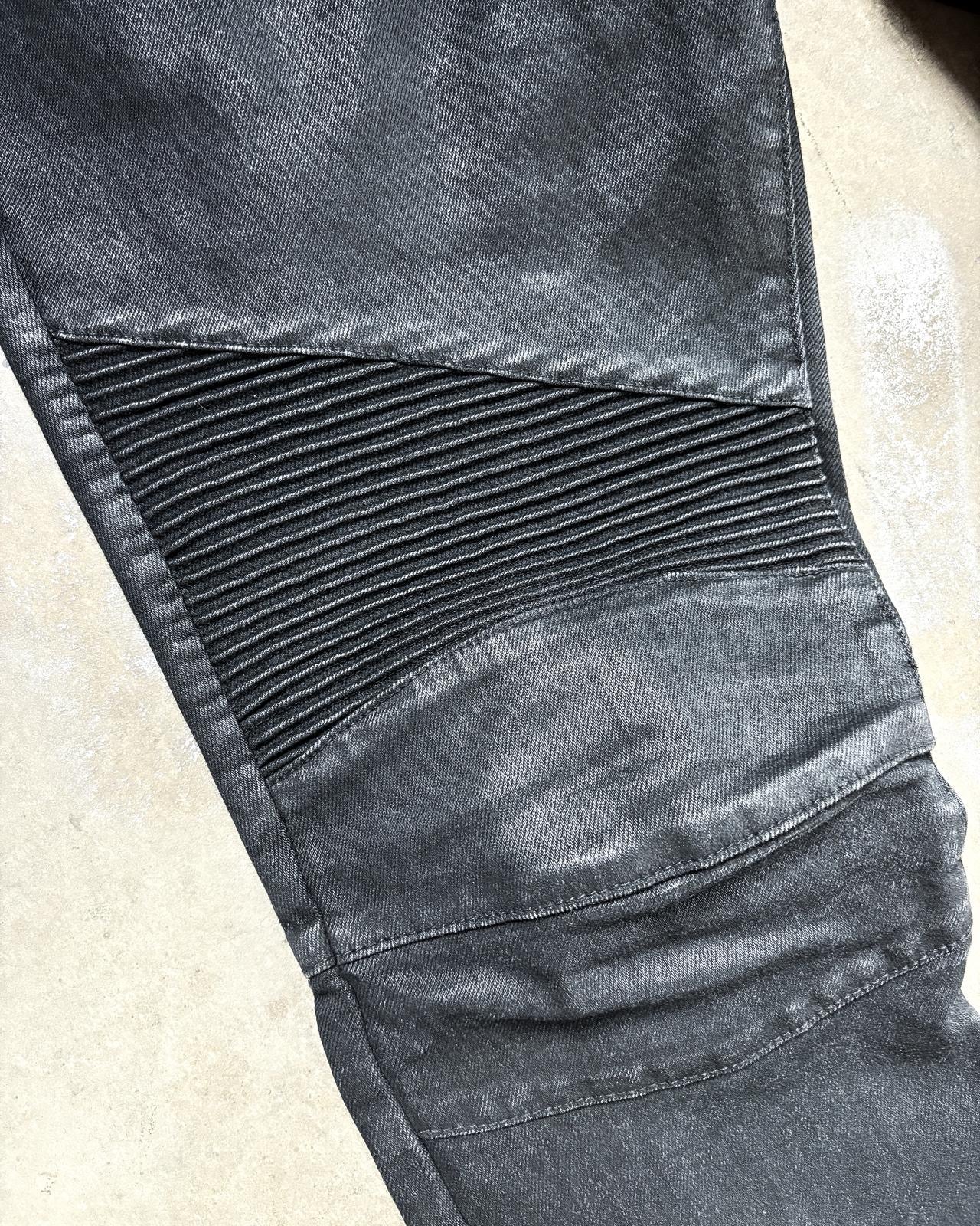 BALMAIN WAXED BIKER