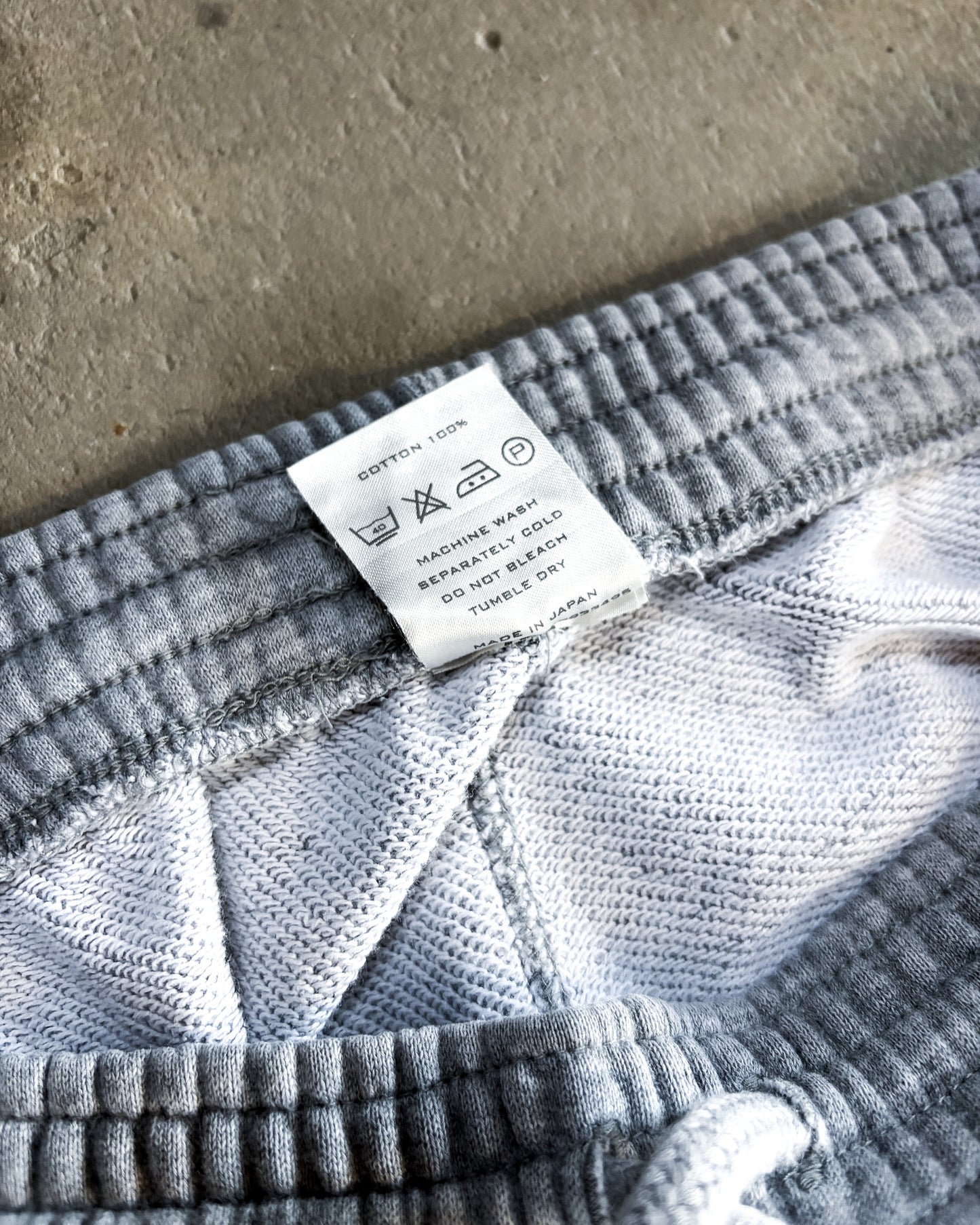 A/W01 GREY SHIELD SWEATS