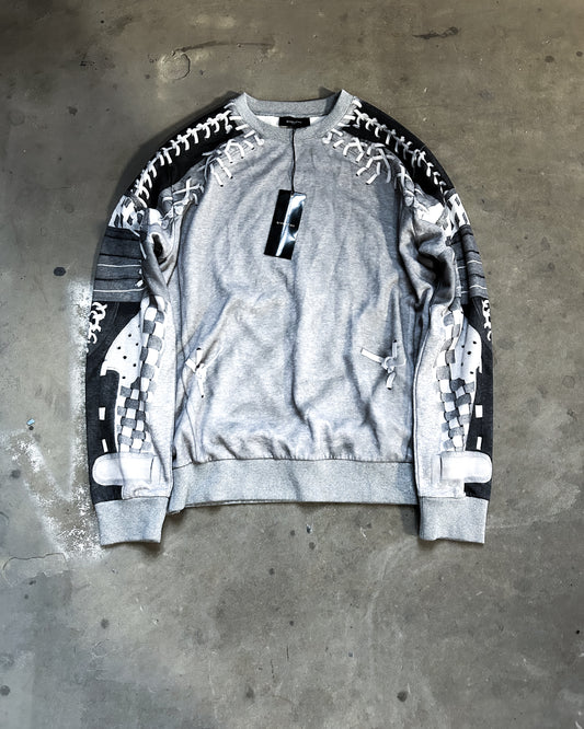 A/W13 TROMPE L’OEIL LACE SWEATER