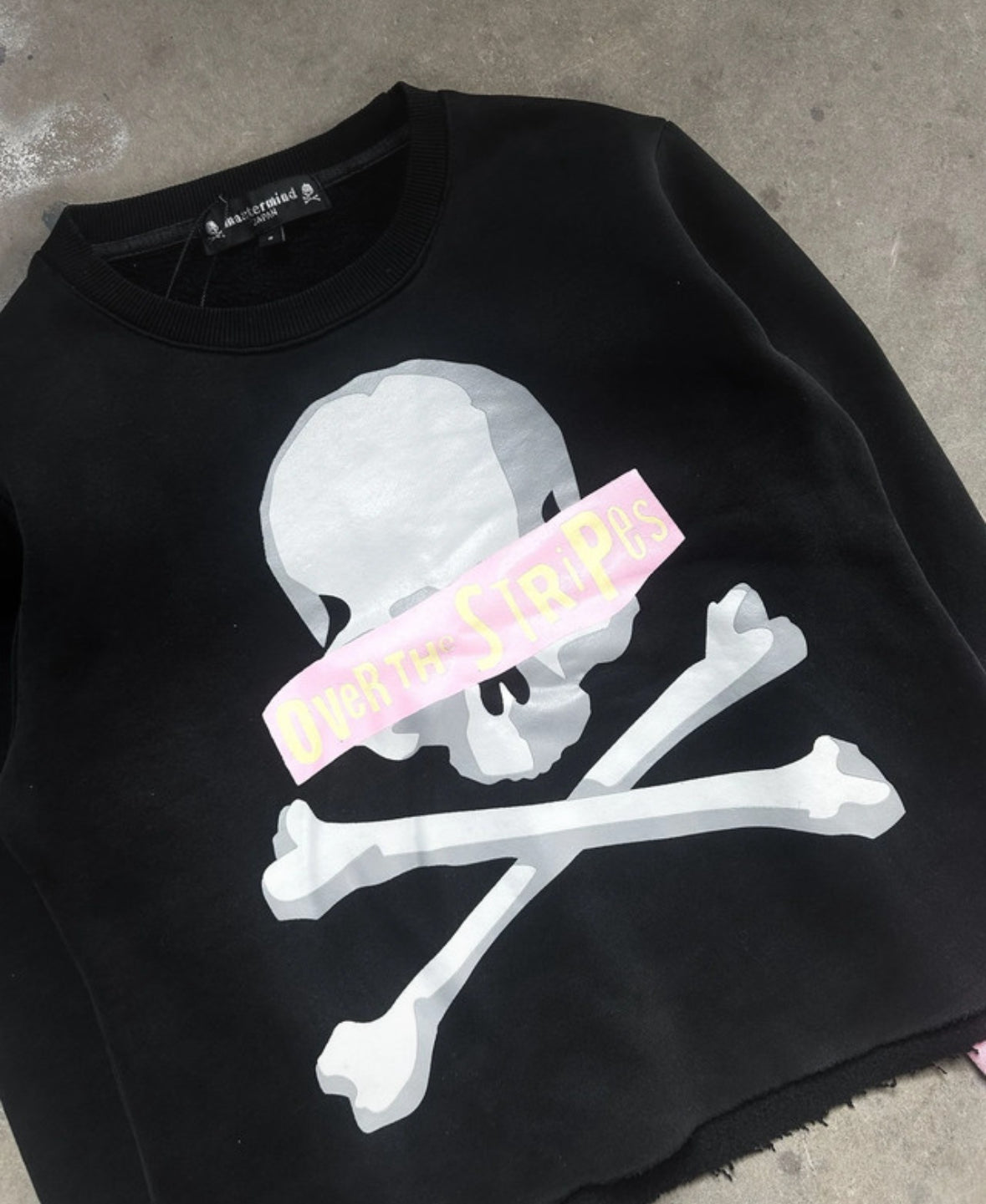 Mastermind Japan ‘Over The Stripes’ Skull Sweater