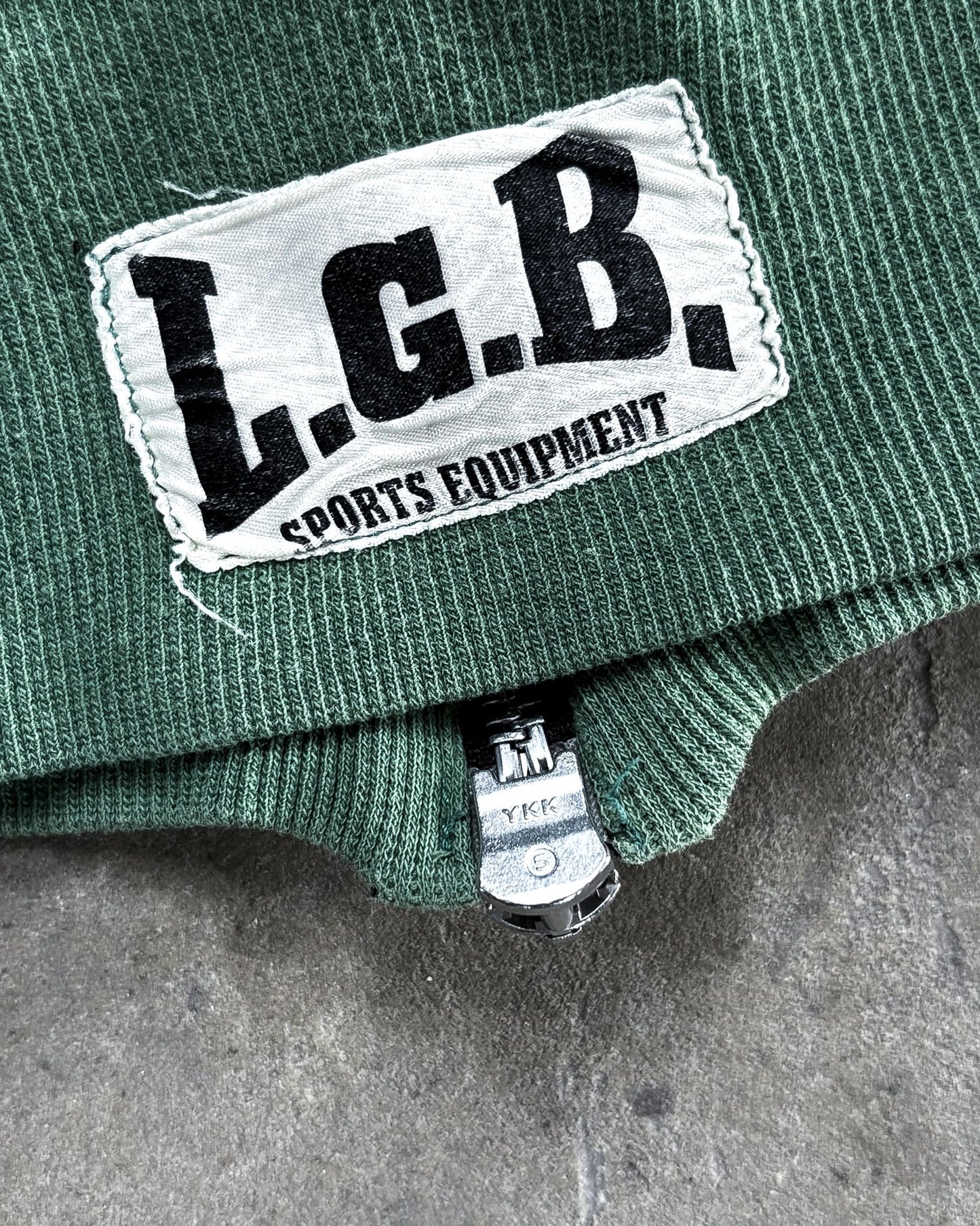 LGB Green Boxer Zip Up Hoodie