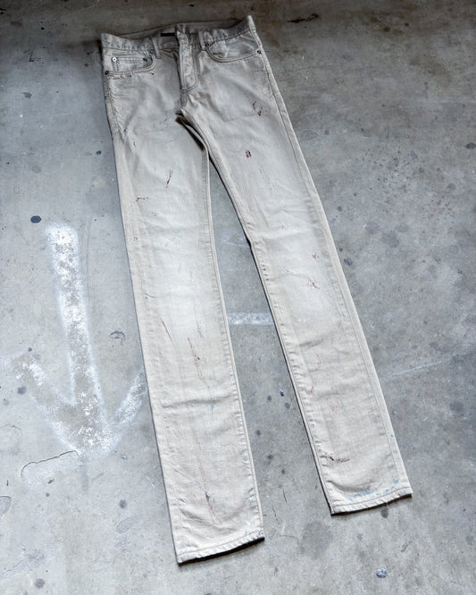 S/S10 ‘WILDCAT’ PAINT SPLATTER DENIM