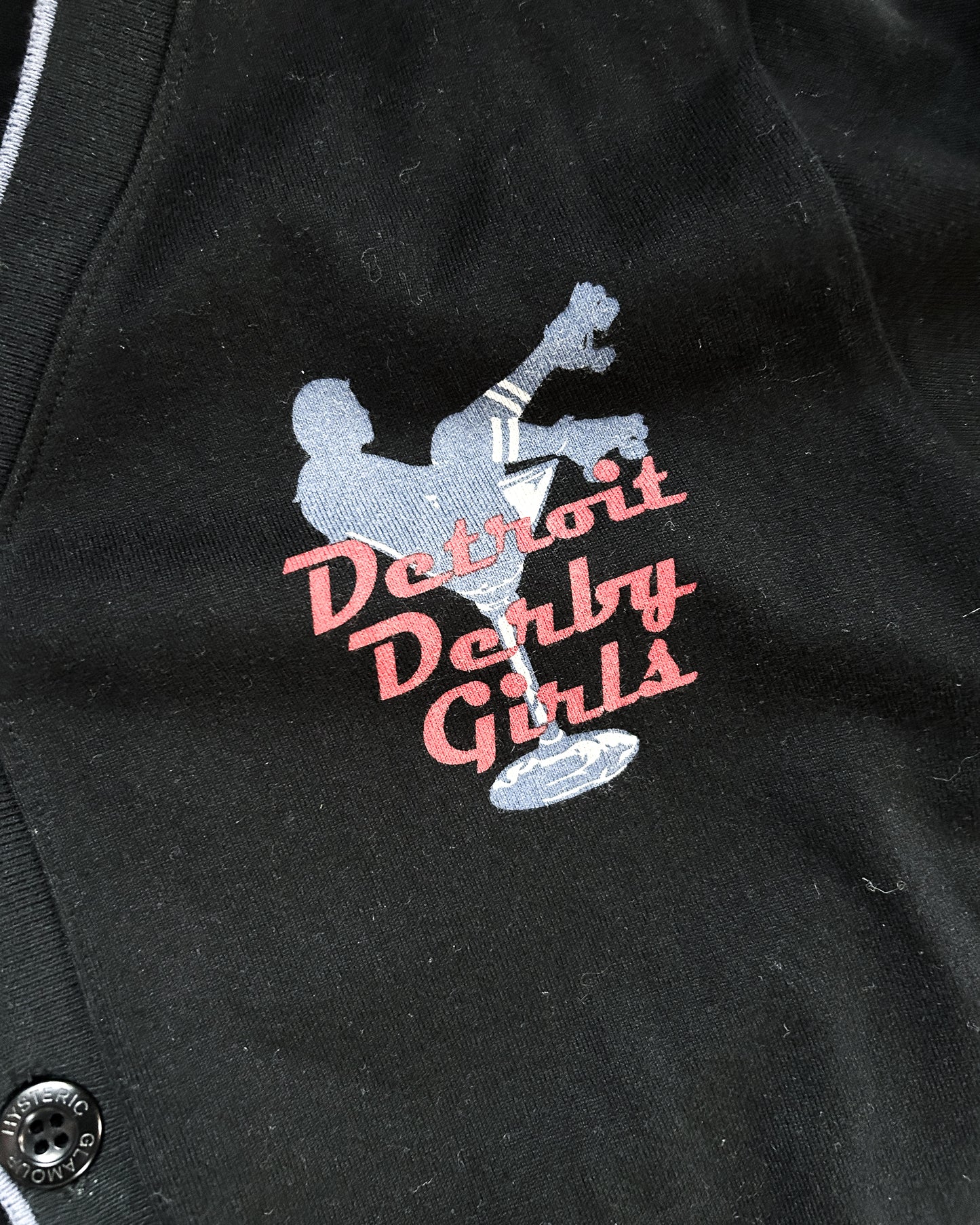 DETROIT DERBY GIRLS CARDIGAN