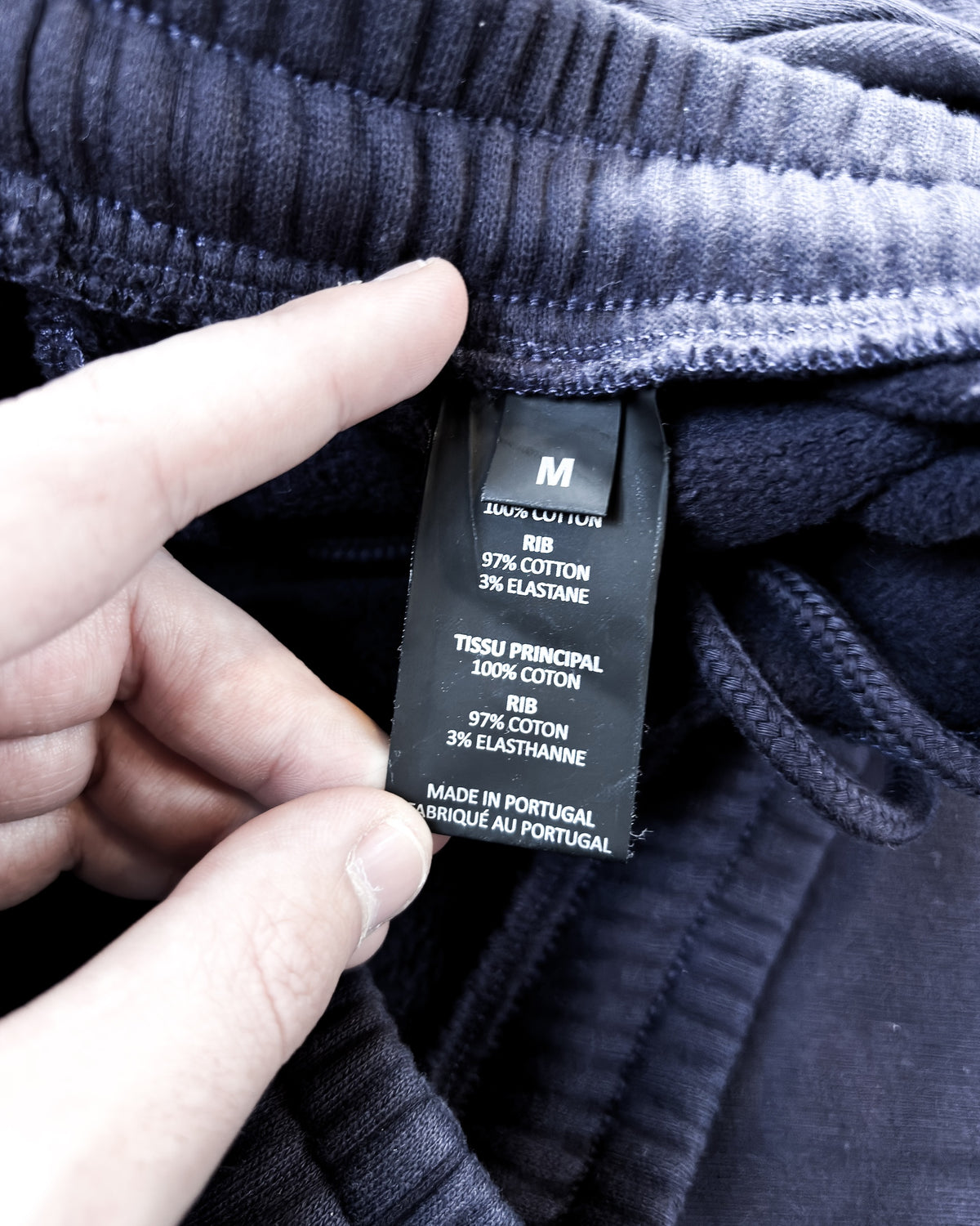 F/W20 NAVY INTERPOL SWEATPANTS