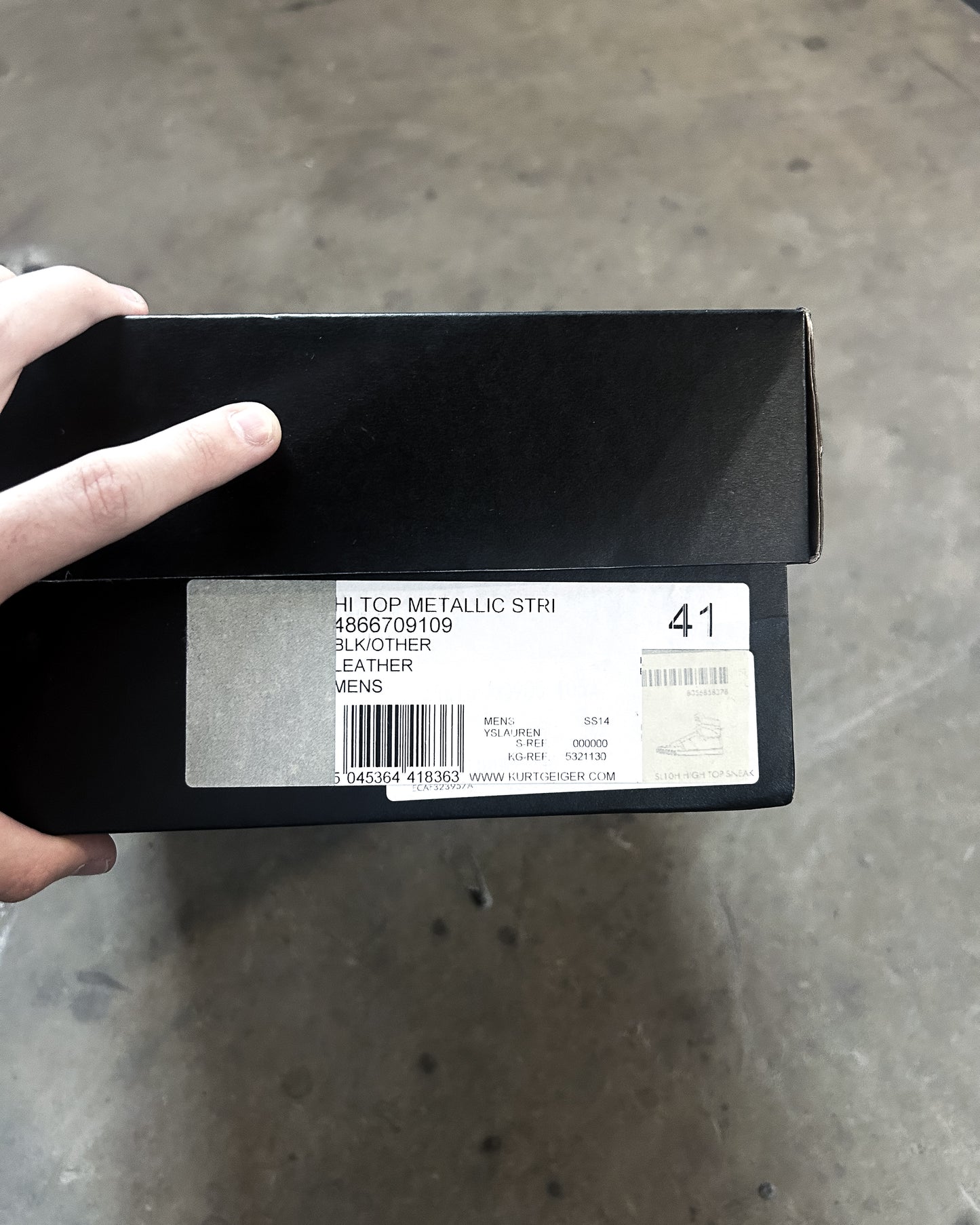 HEDI SL/10 SILVER HIGH TOPS