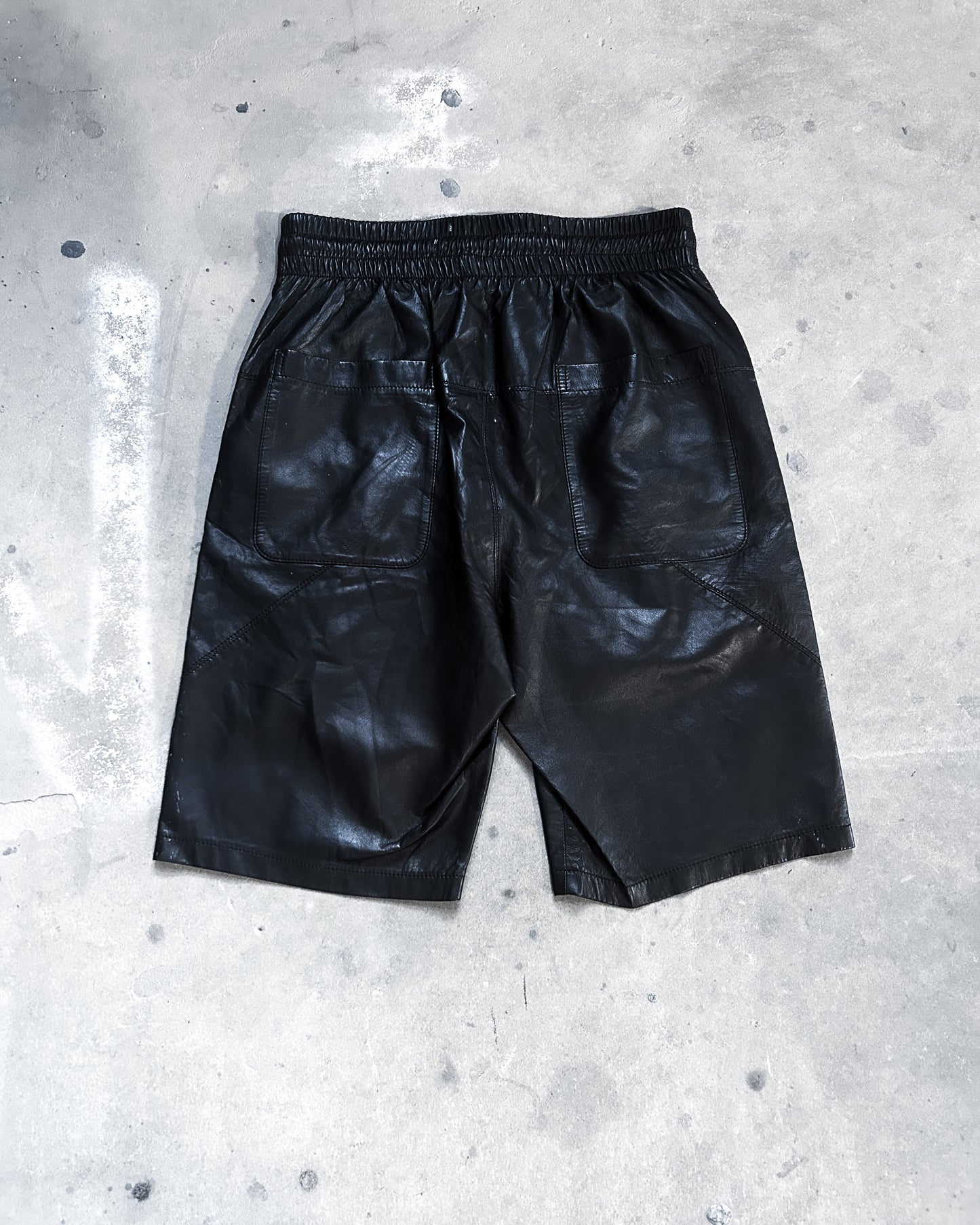 LAMB LEATHER SHORTS