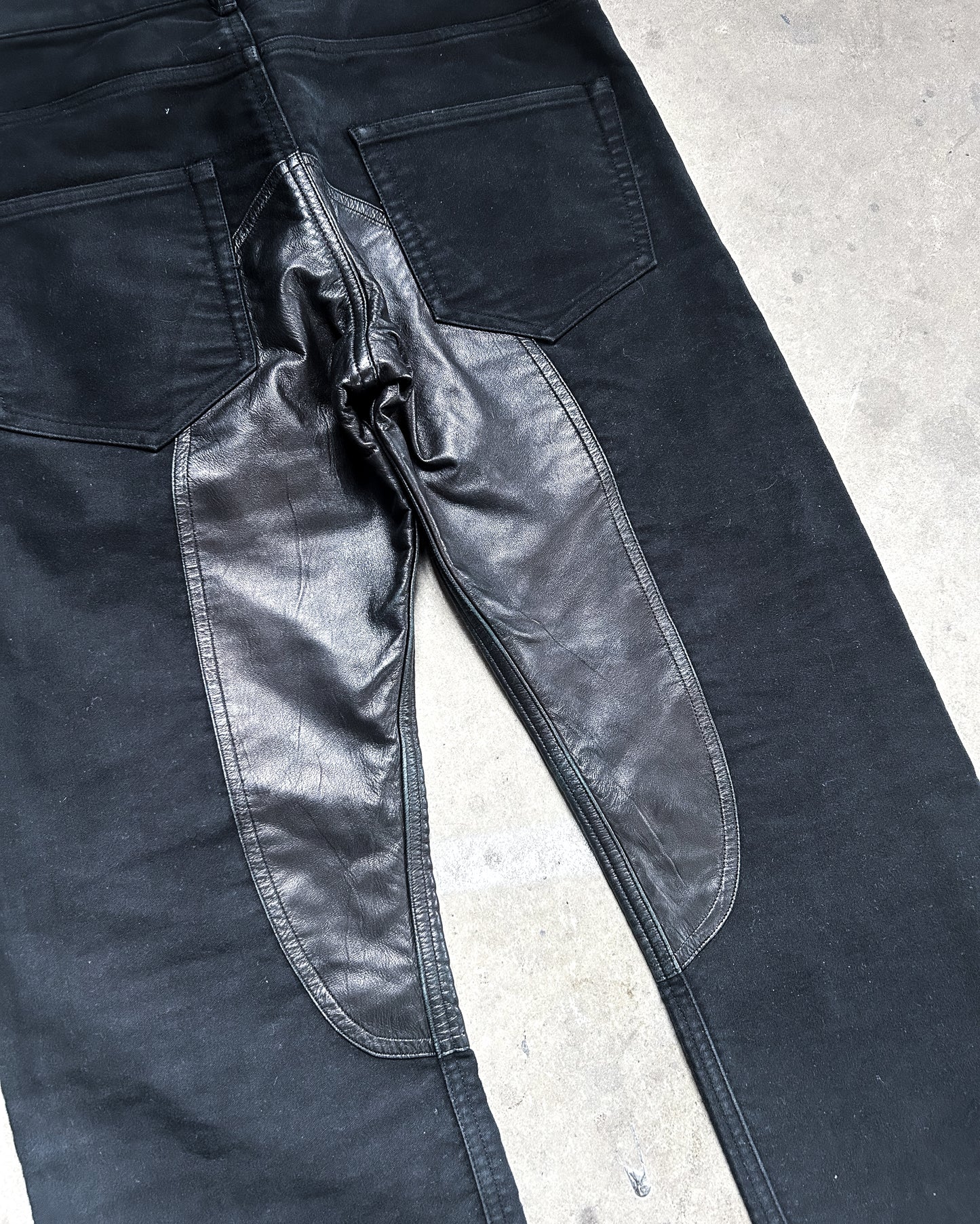 FW07 ‘EXPLODER’ LEATHER INSERT DENIM