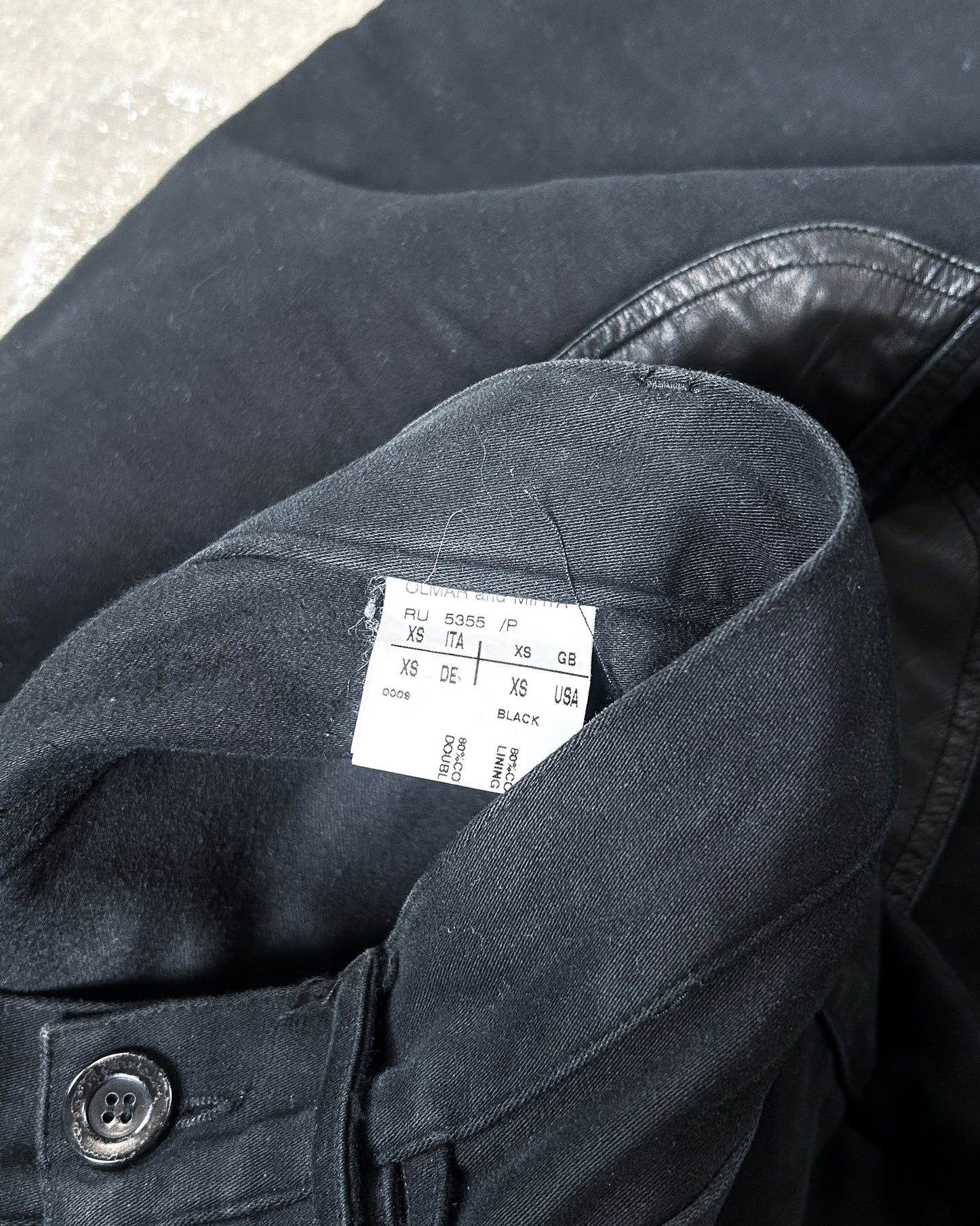 FW07 ‘EXPLODER’ LEATHER INSERT DENIM