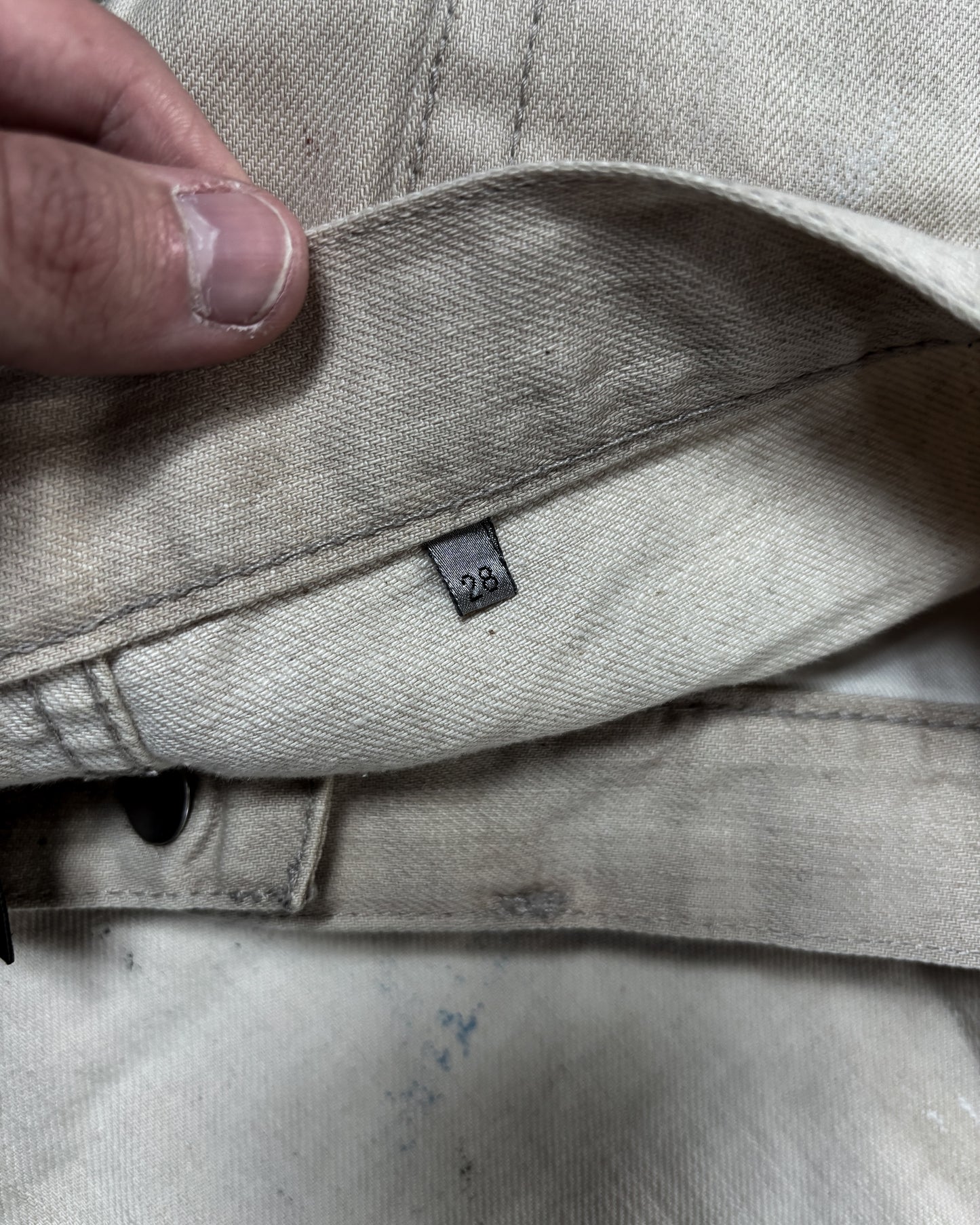 S/S10 BEIGE ‘WILDCAT’ DENIM
