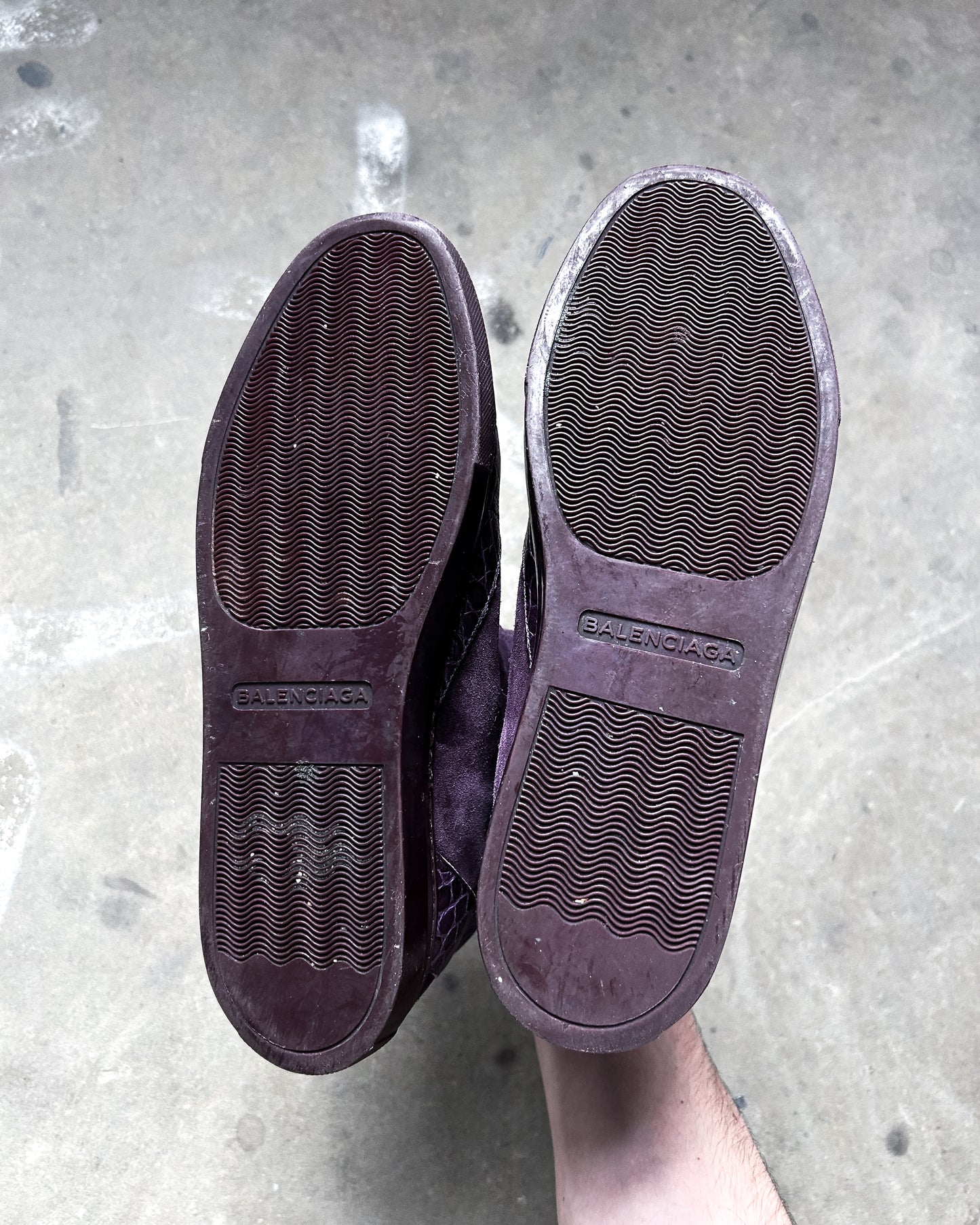 PURPLE CROC HIGH TOPS