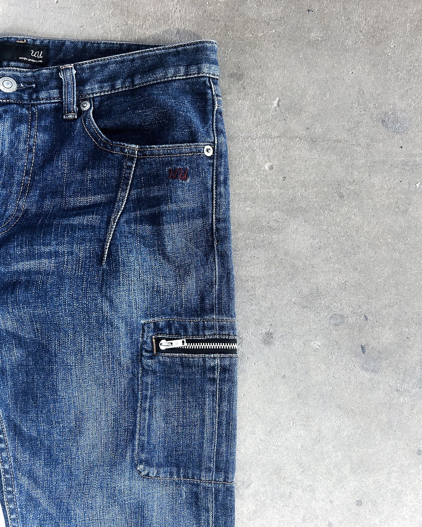S/S12 ‘UU’ ZIP CARGO JEANS