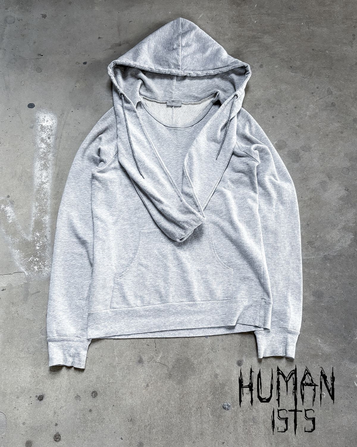 A/W05 GREY SCARF HOODIE
