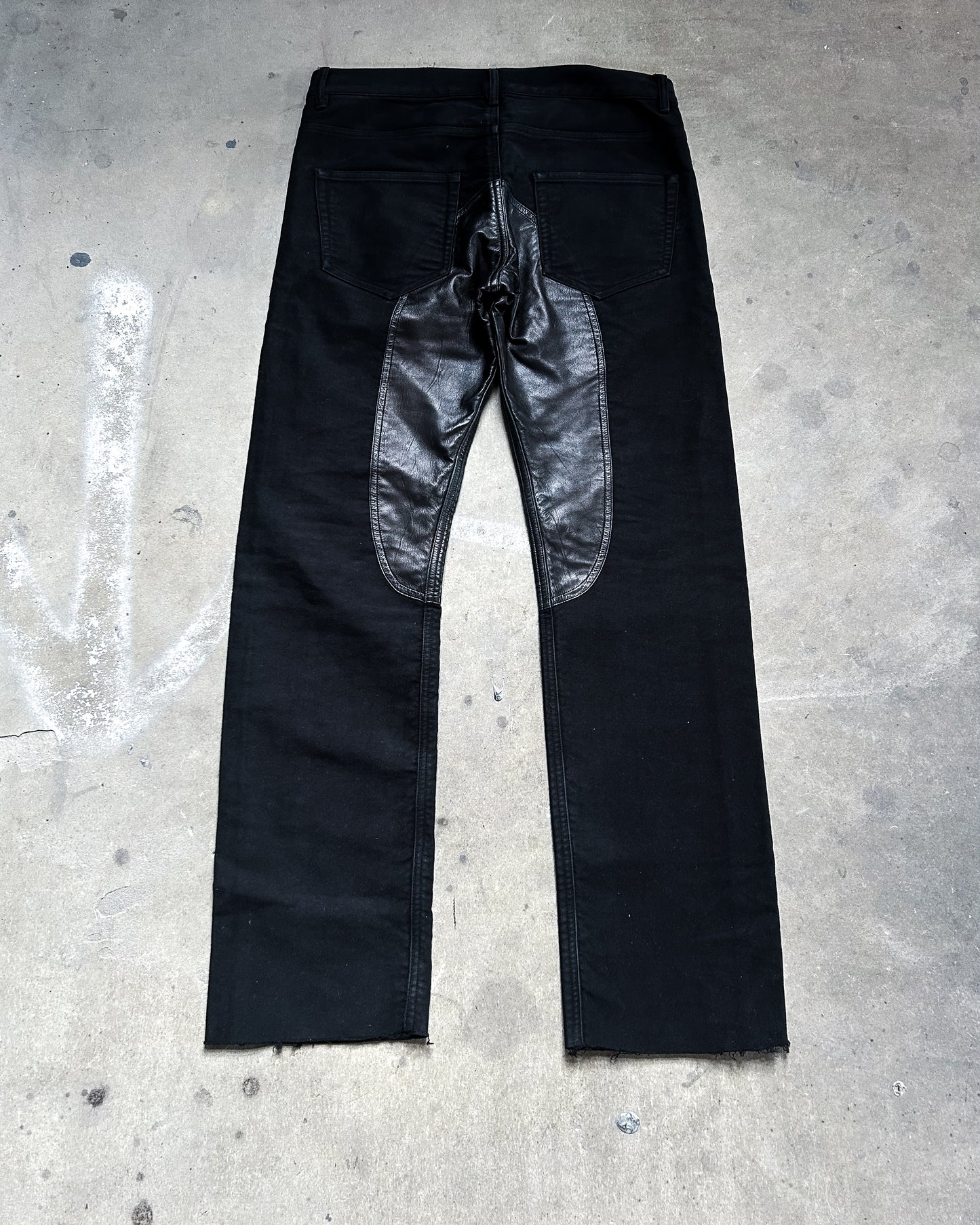 FW07 ‘EXPLODER’ LEATHER INSERT DENIM