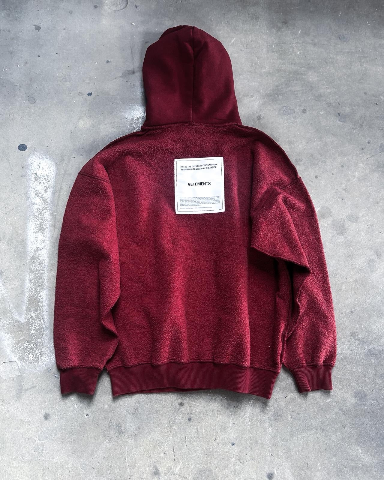 A/W19 INSIDE OUT HOODIE
