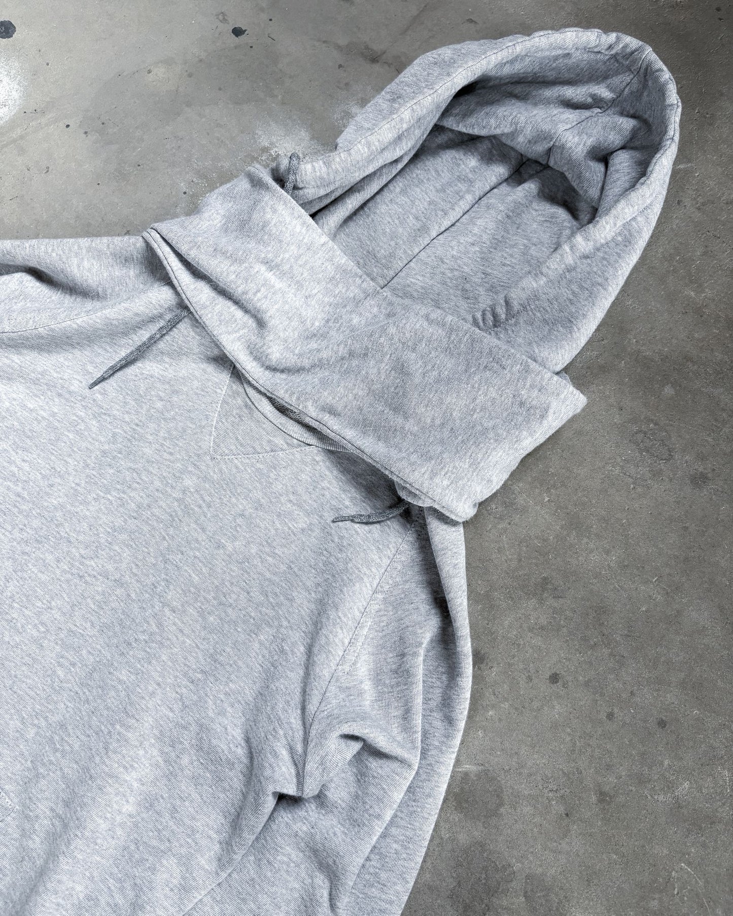 A/W05 GREY SCARF HOODIE