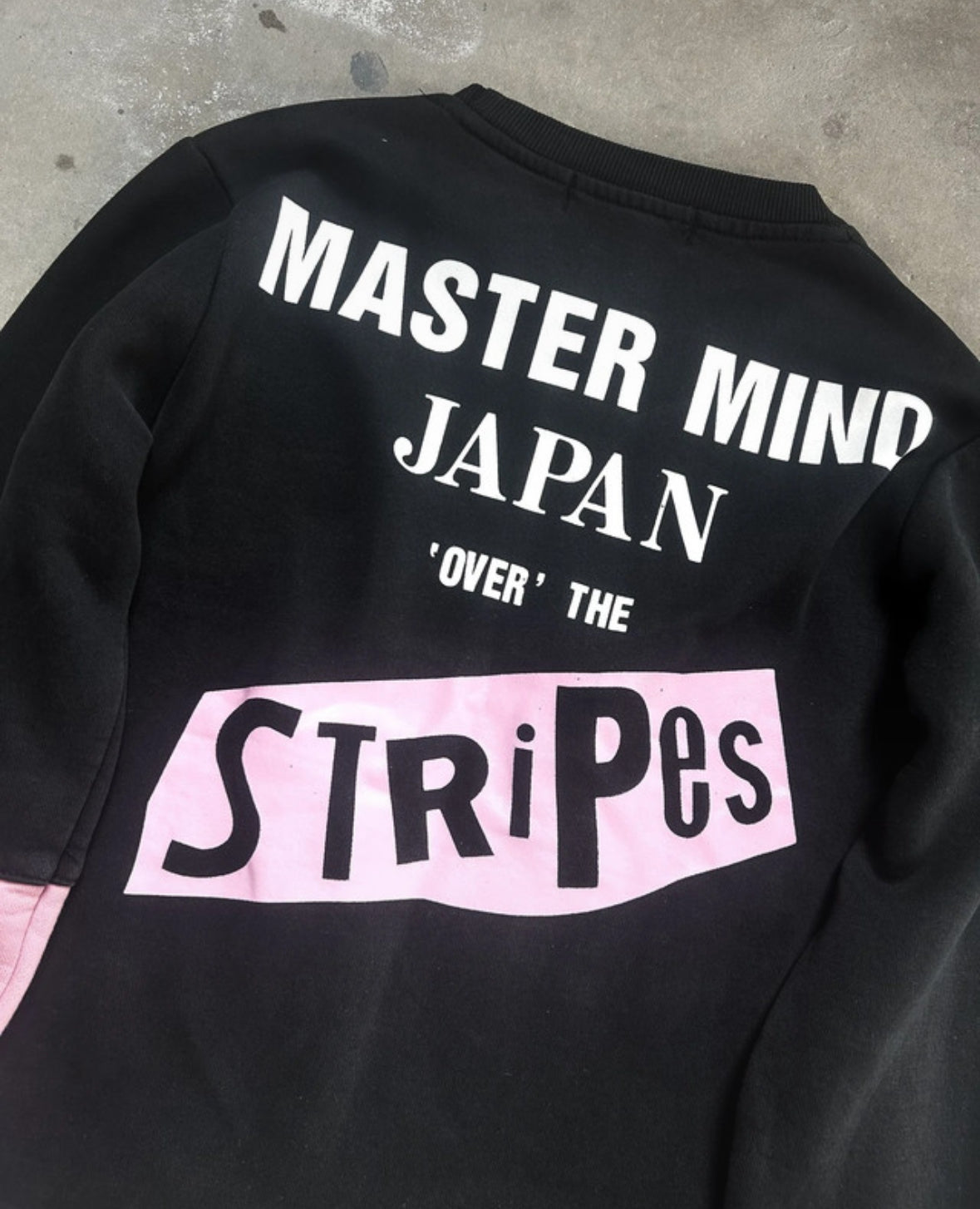 Mastermind Japan ‘Over The Stripes’ Skull Sweater