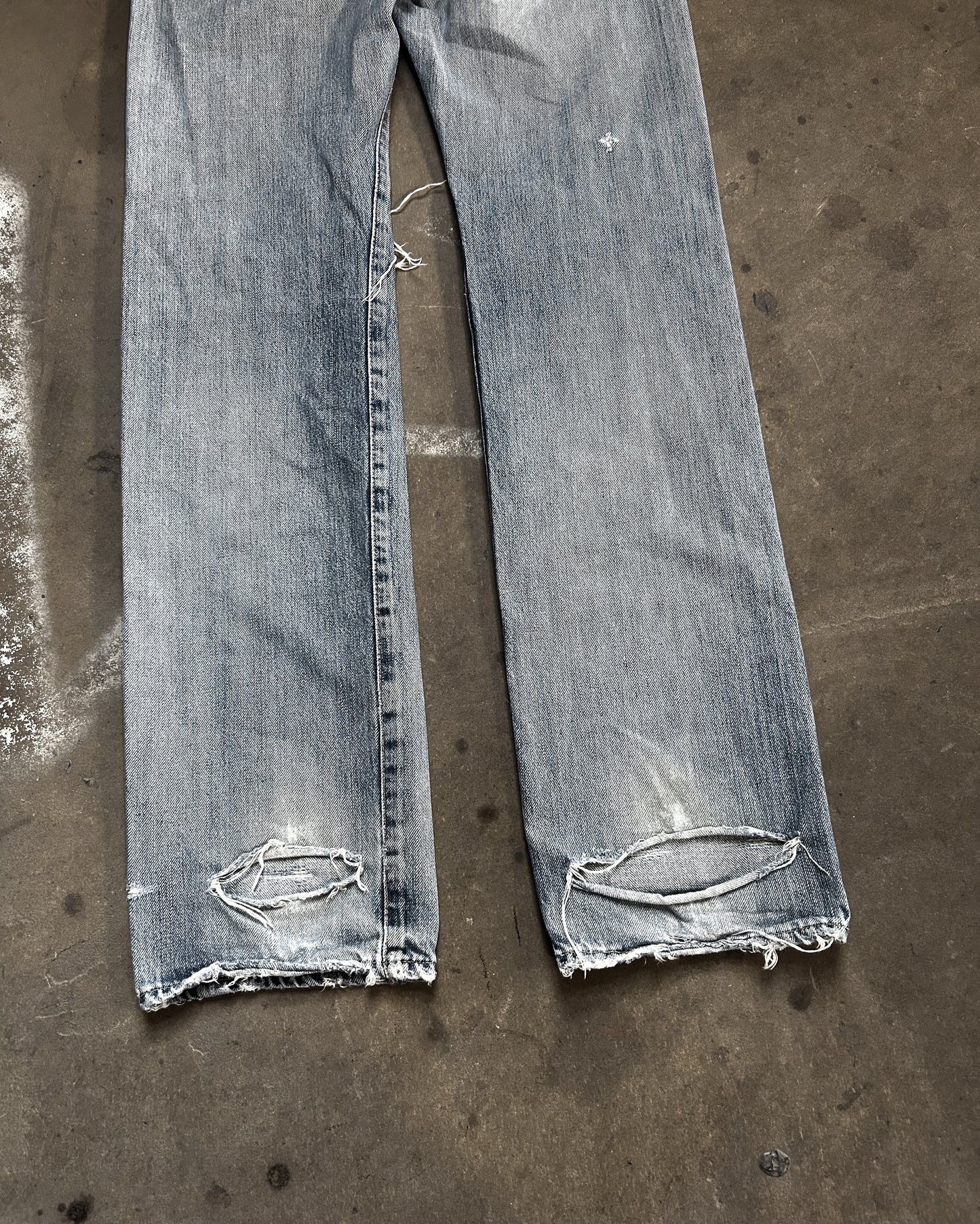 THRASHED HYSTERIC GLAMOUR DENIM