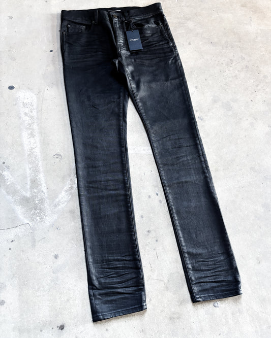 F/W22 BLACK WAXED D02 DENIM