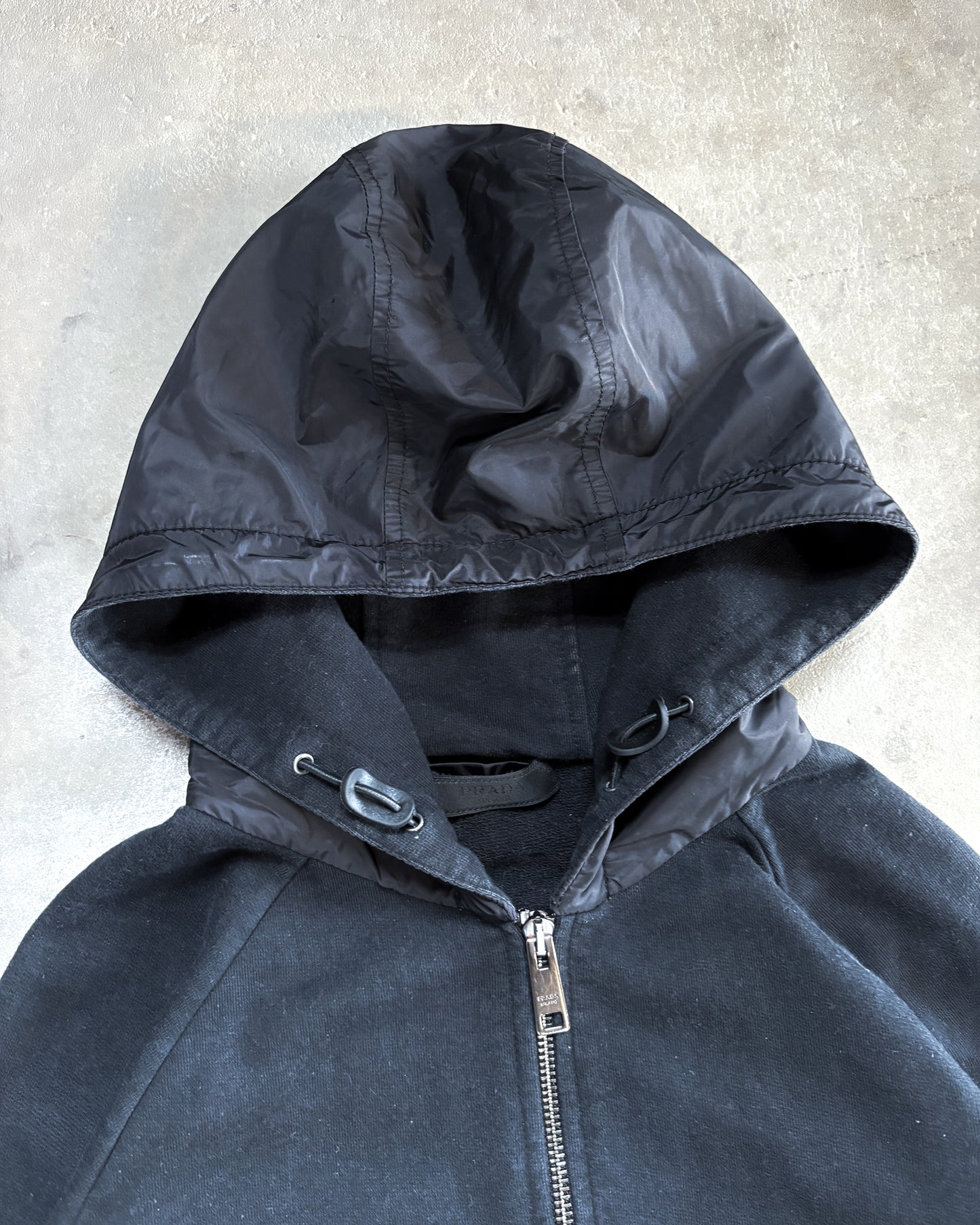 FW18 SPORT NYLON HOOD ZIP UP
