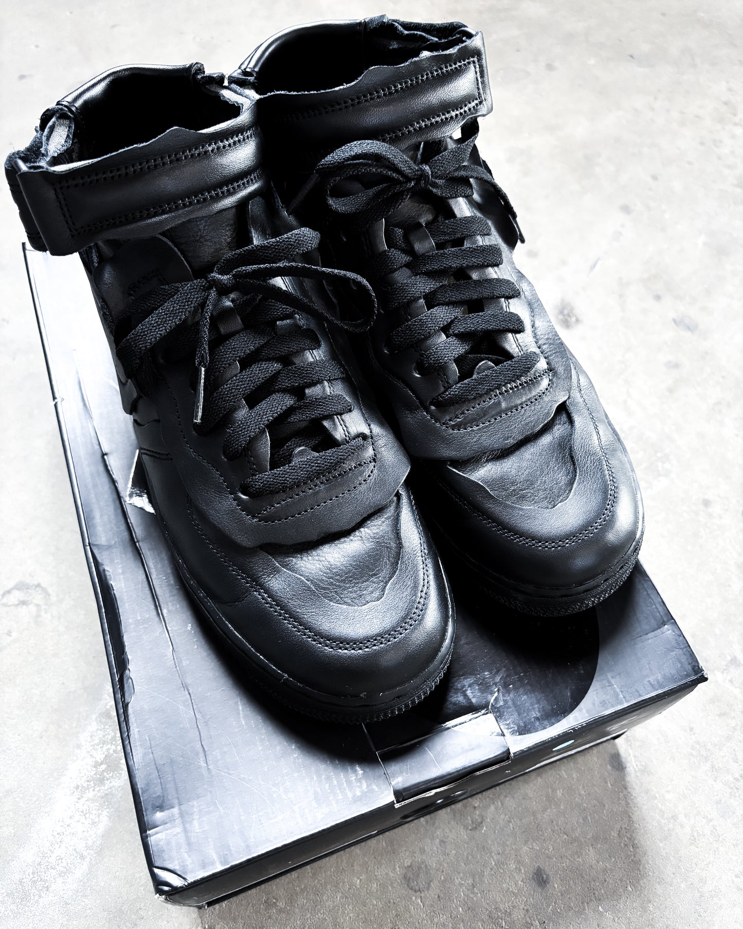 BLACK CDG AIR FORCE 1