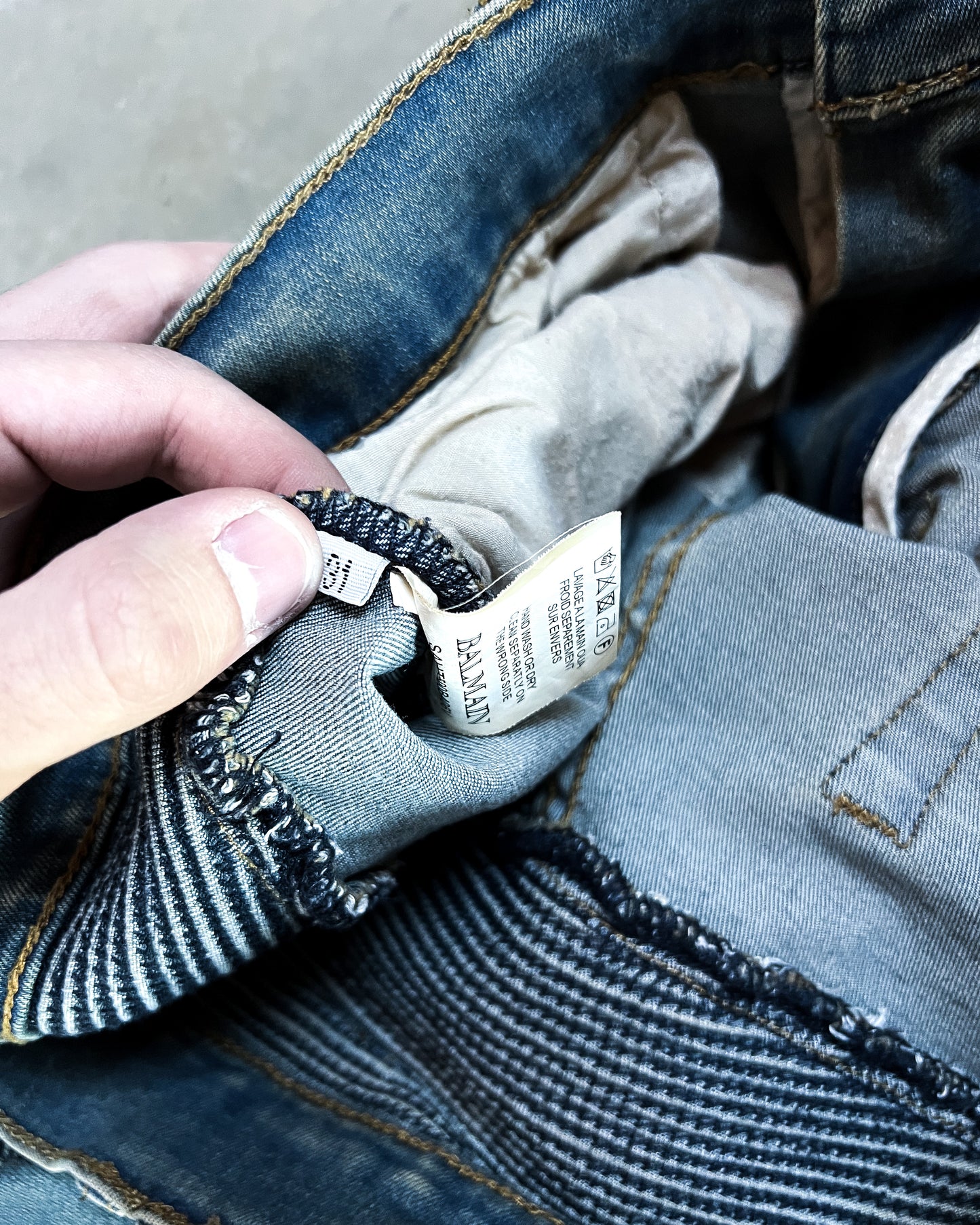 S/S14 REINFORCED BIKER DENIM