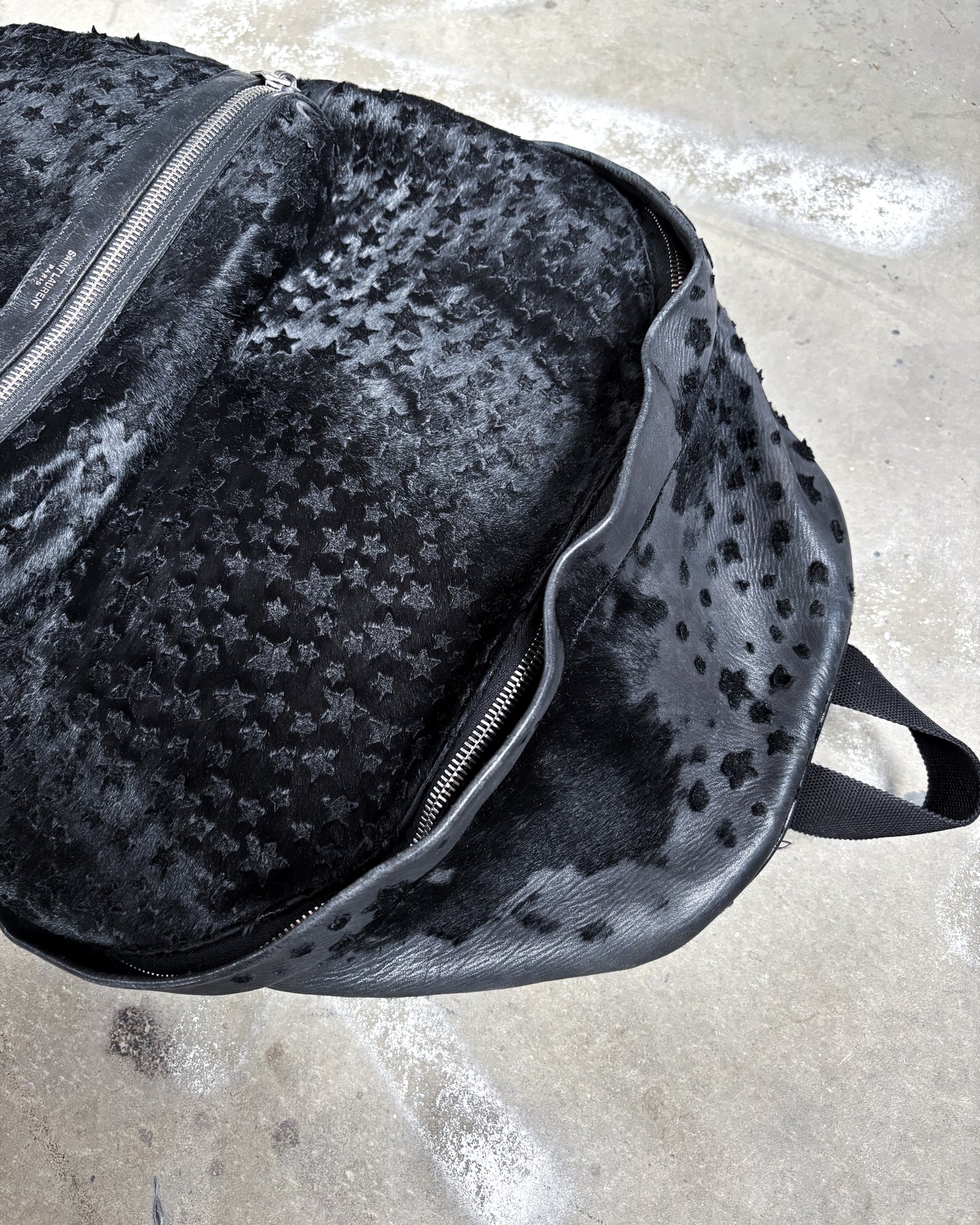 S/S16 PONYHAIR STAR BACKPACK