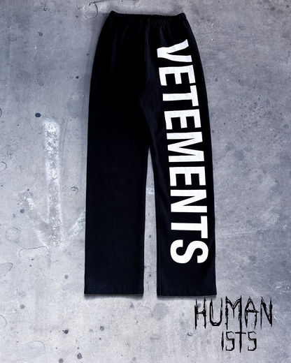 F/W19 VETEMENTS SPELL-OUT SWEATPANTS