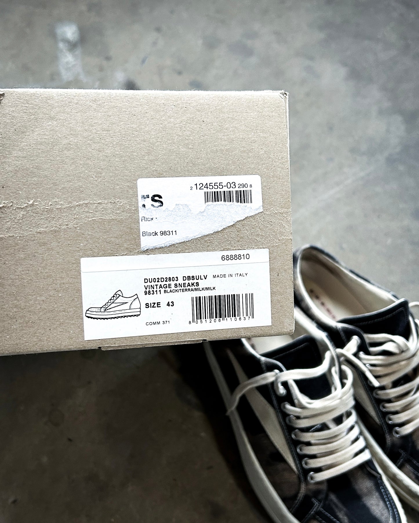 F/W24 ‘PORTERVILLE’ SUN BLEACHED VINTAGE SNEAKERS