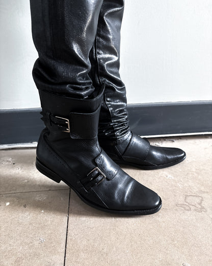 A/W04 “VOTC” HARNESS BUCKLE BOOTS