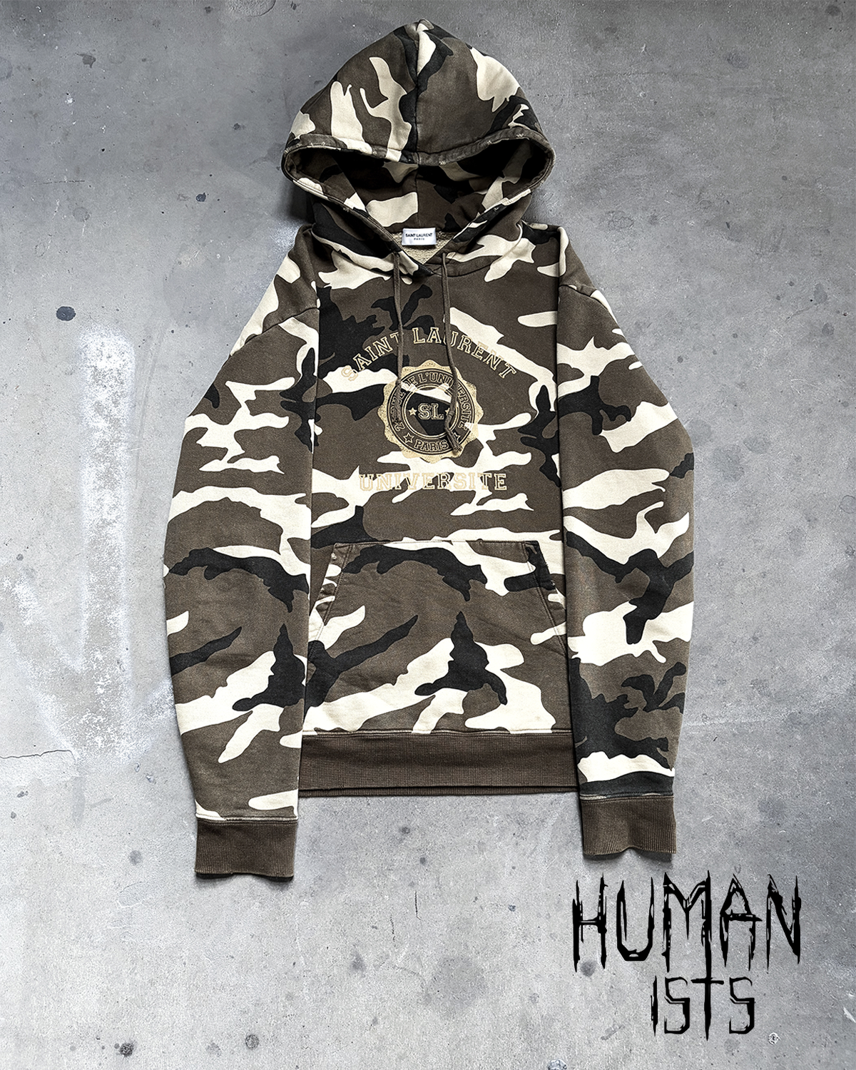 F/W20 CAMO UNIVERSITE HOODIE