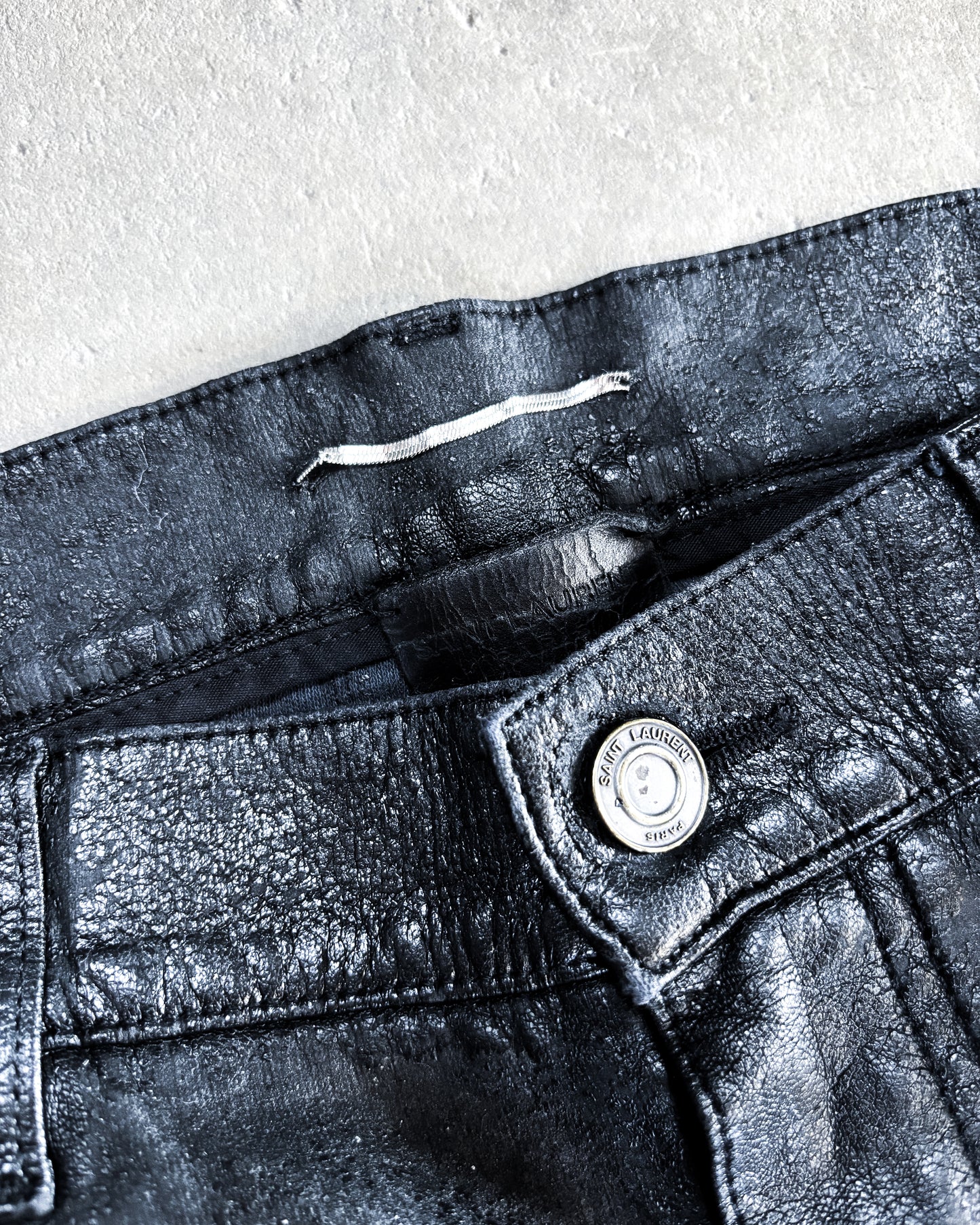 F/W14 VEGAN LEATHER PANTS