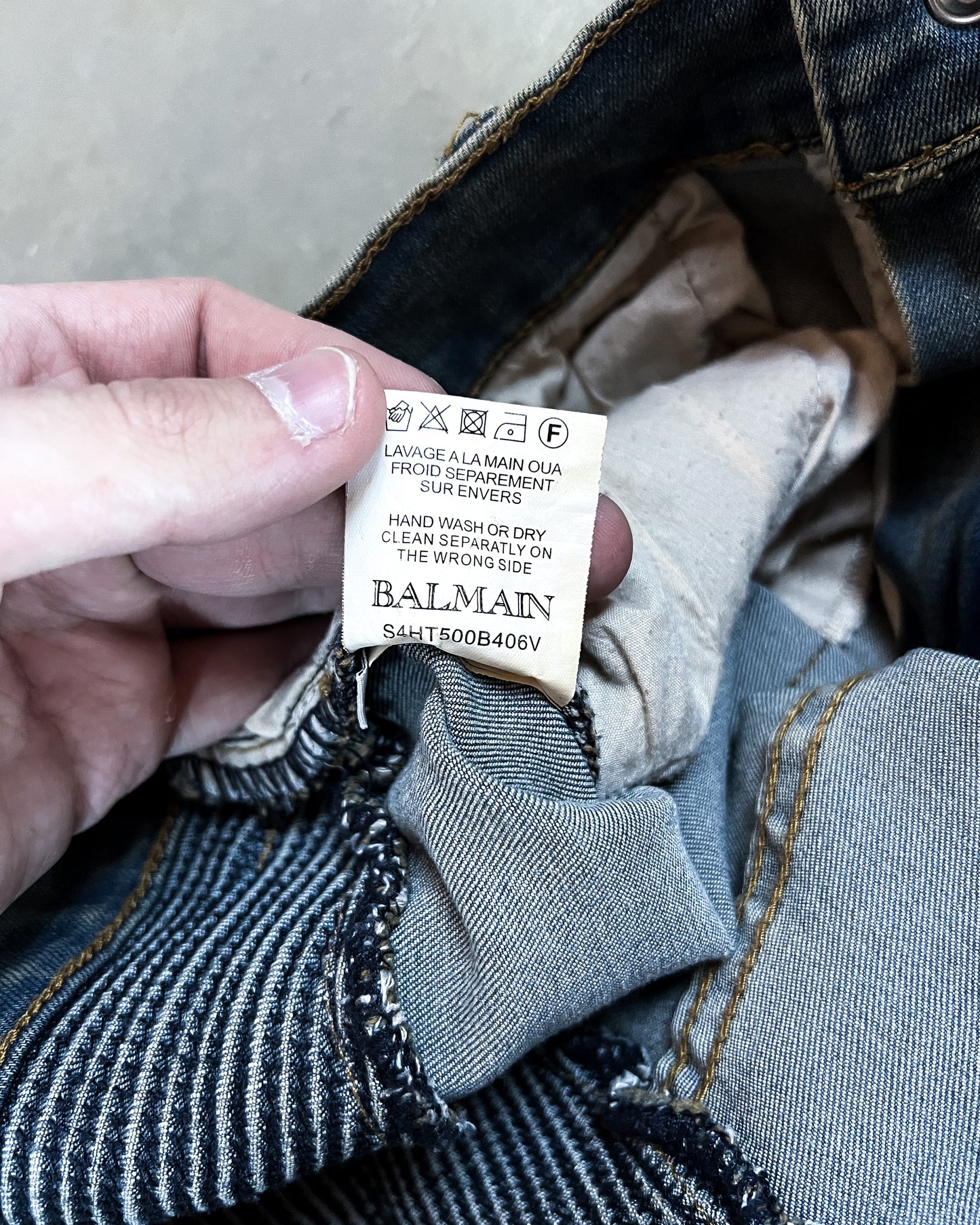 S/S14 REINFORCED BIKER DENIM