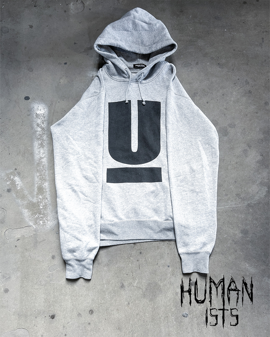 GREY ‘U’ HOODIE
