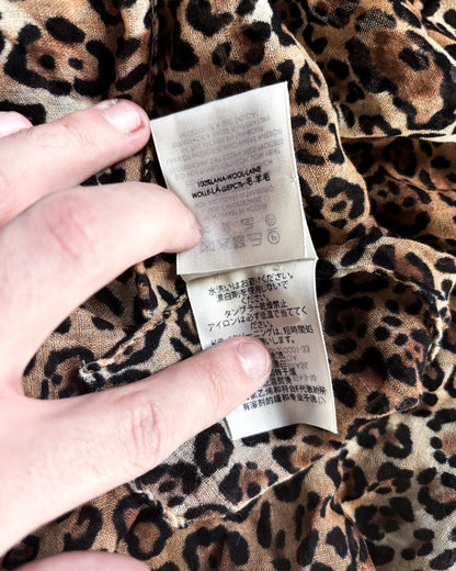 S/S16 LEOPARD WOOL SCARF