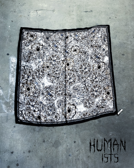 JEWEL PATTERN SILK SCARF