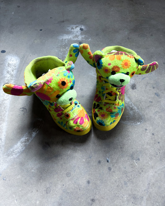 F/W12 JS BEAR ‘FLOWER POWER’ HIGH TOPS