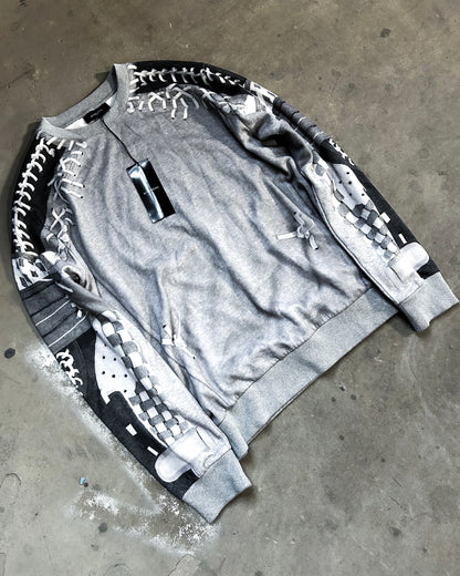 A/W13 TROMPE L’OEIL LACE SWEATER