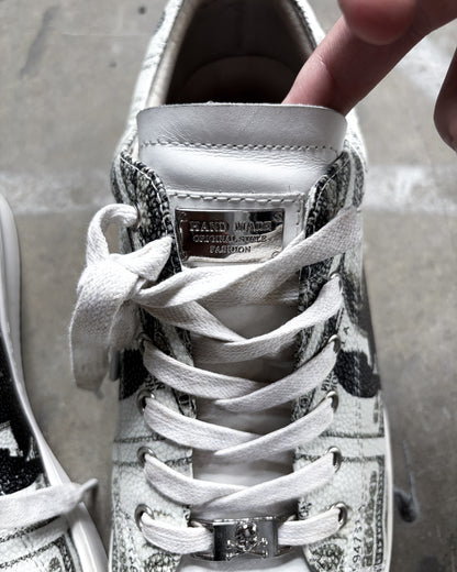 SPIKED SKULL MONEY LOW TOPS