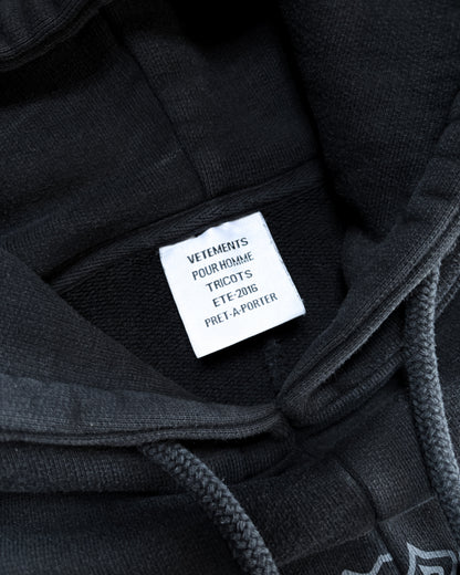 S/S16 RECONSTRUCTED METAL HOODIE