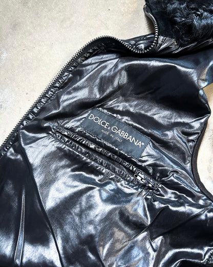 A/W06 SHEARLING COLLAR GILET