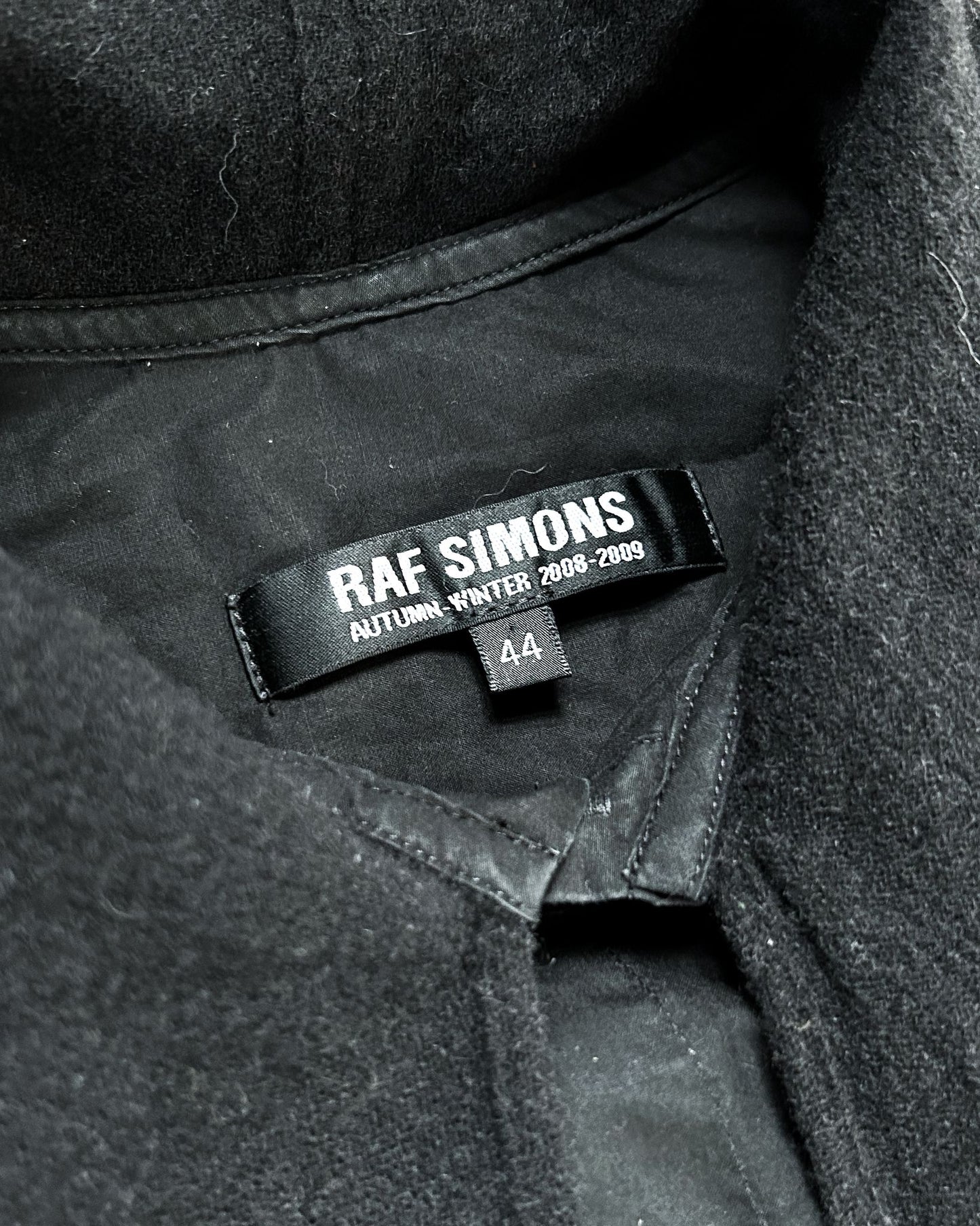 AW08 SCARF COLLAR BUTTON UP