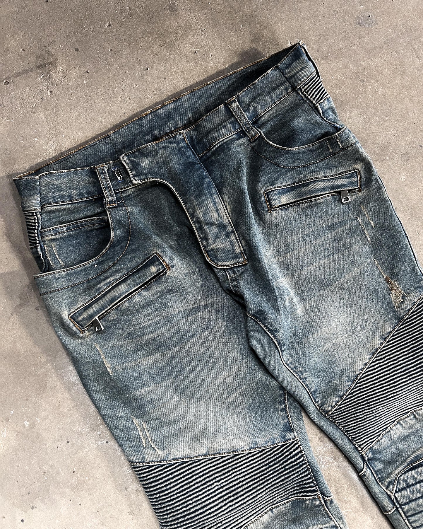 S/S14 REINFORCED BIKER DENIM