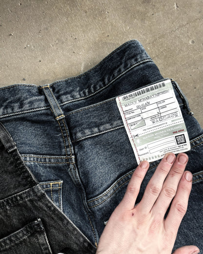 AW20 HYBRID SPLIT DISTRESSED DENIM
