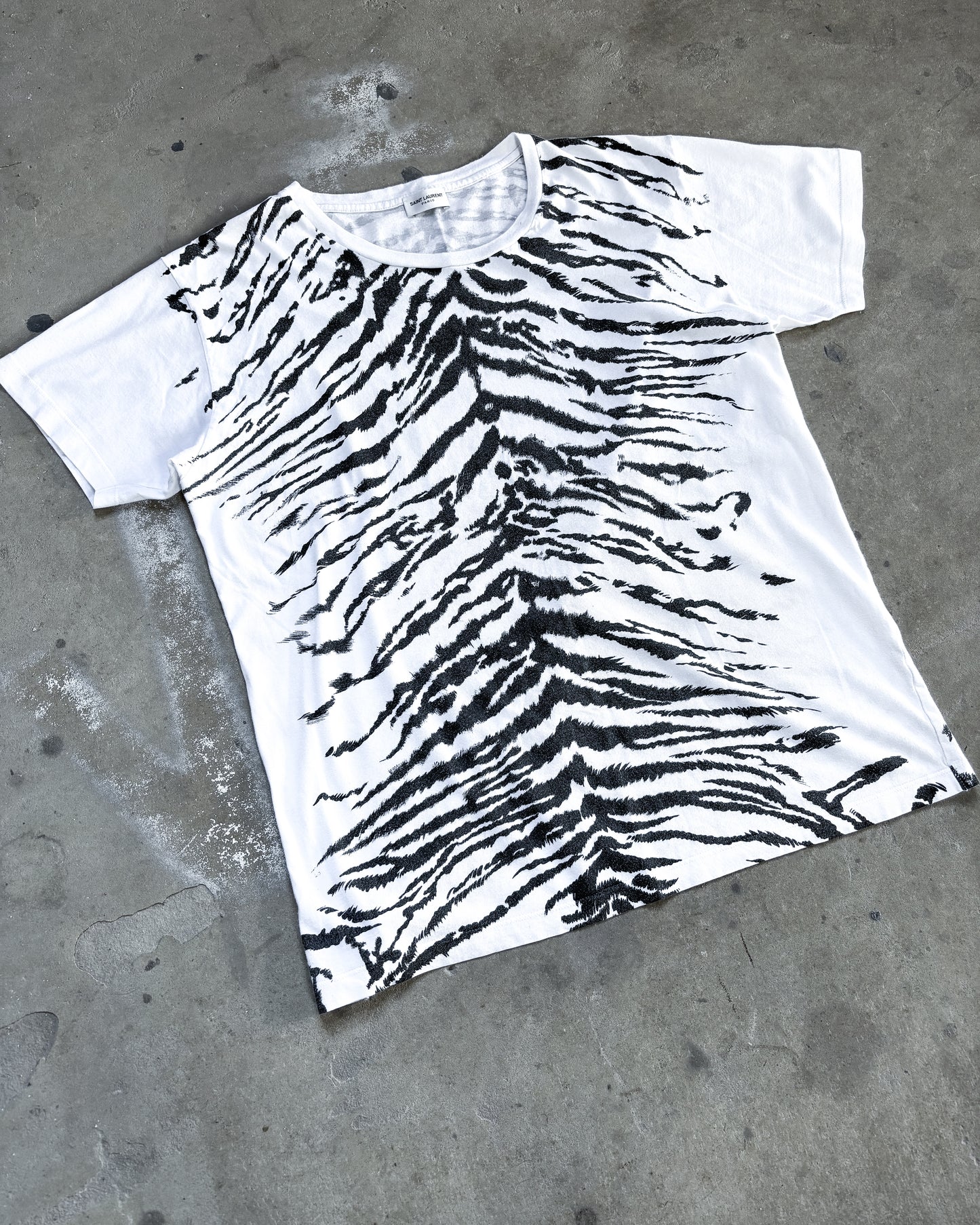 SS14 ZEBRA STRIPED T-SHIRT