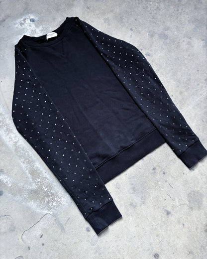 F/W15 RHINESTONE SLEEVE SWEATER