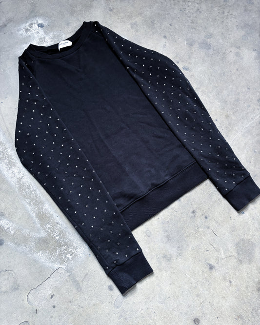 F/W15 RHINESTONE SLEEVE SWEATER