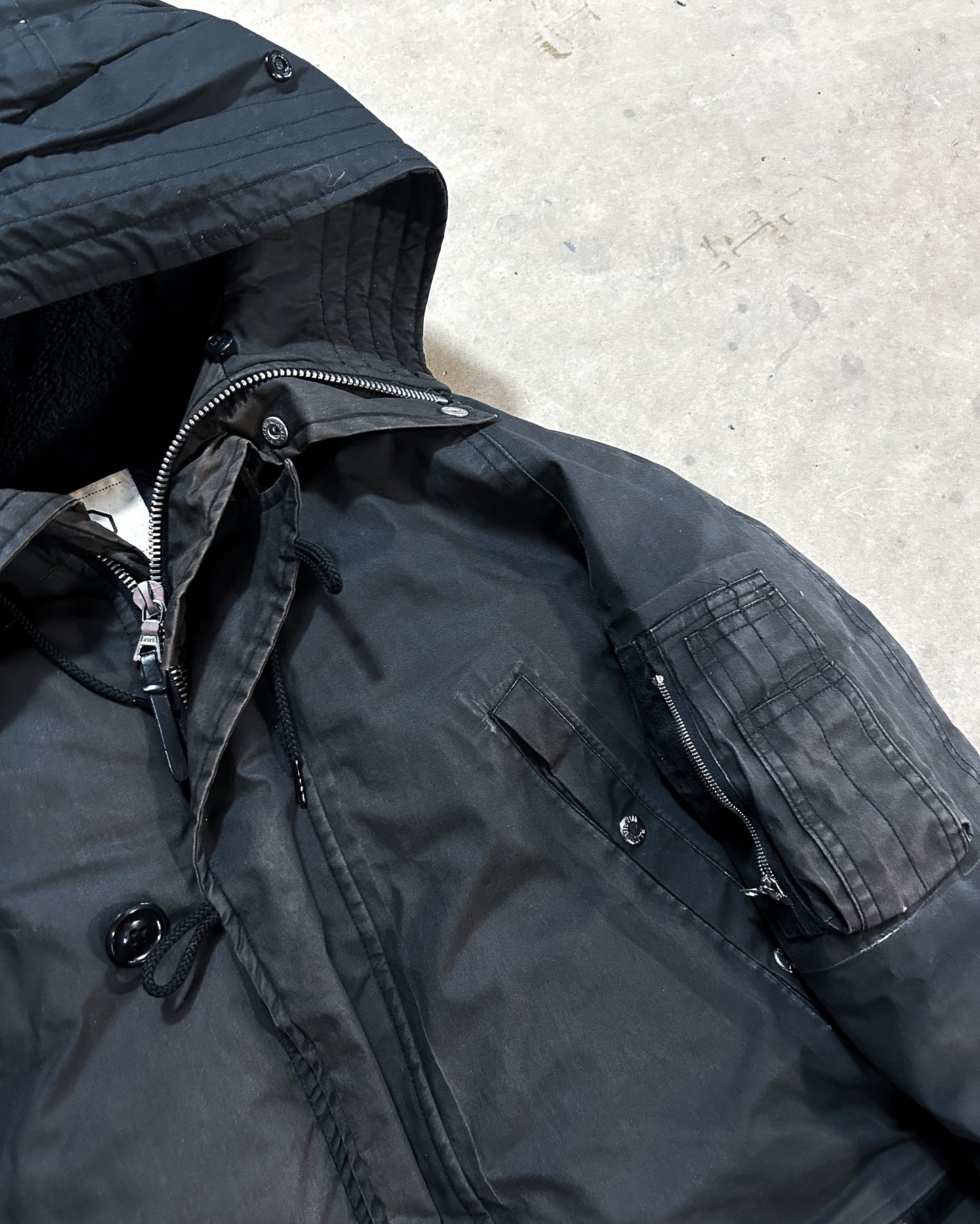 A/W15 UNEVEN DYE VALDEZ PARKA